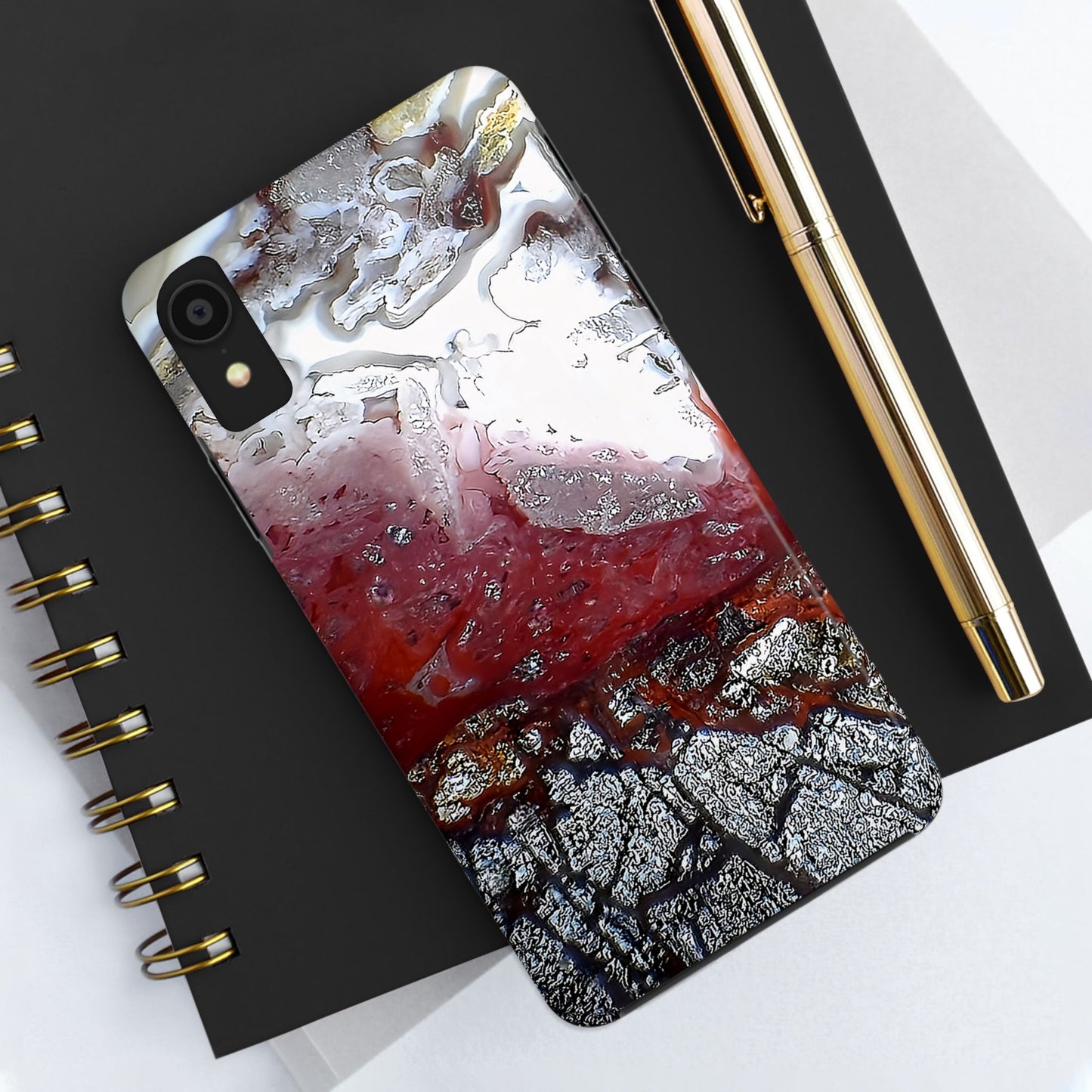 Laguna Lace Agate iPhone X Tough Phone Case