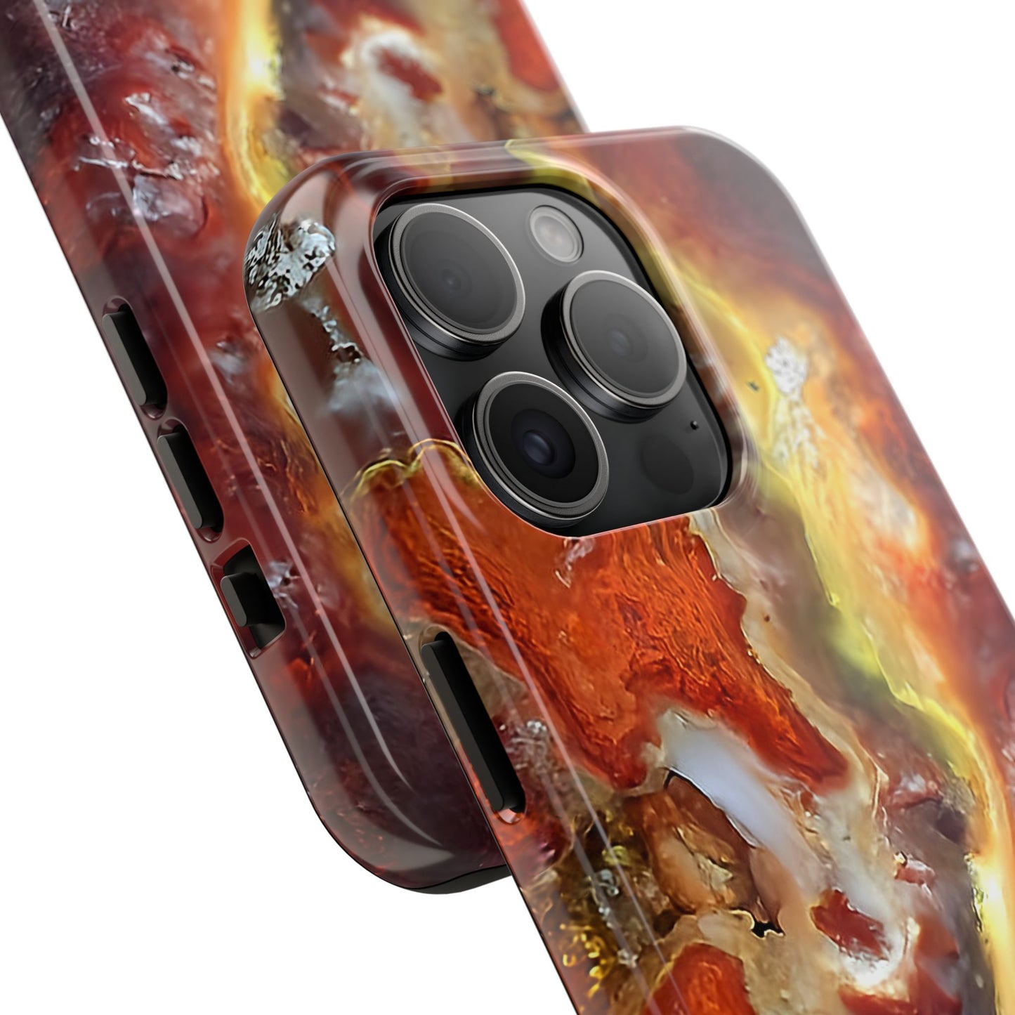 Wildfire Hyalite Bubble Opal iPhone 15 Tough Phone Case