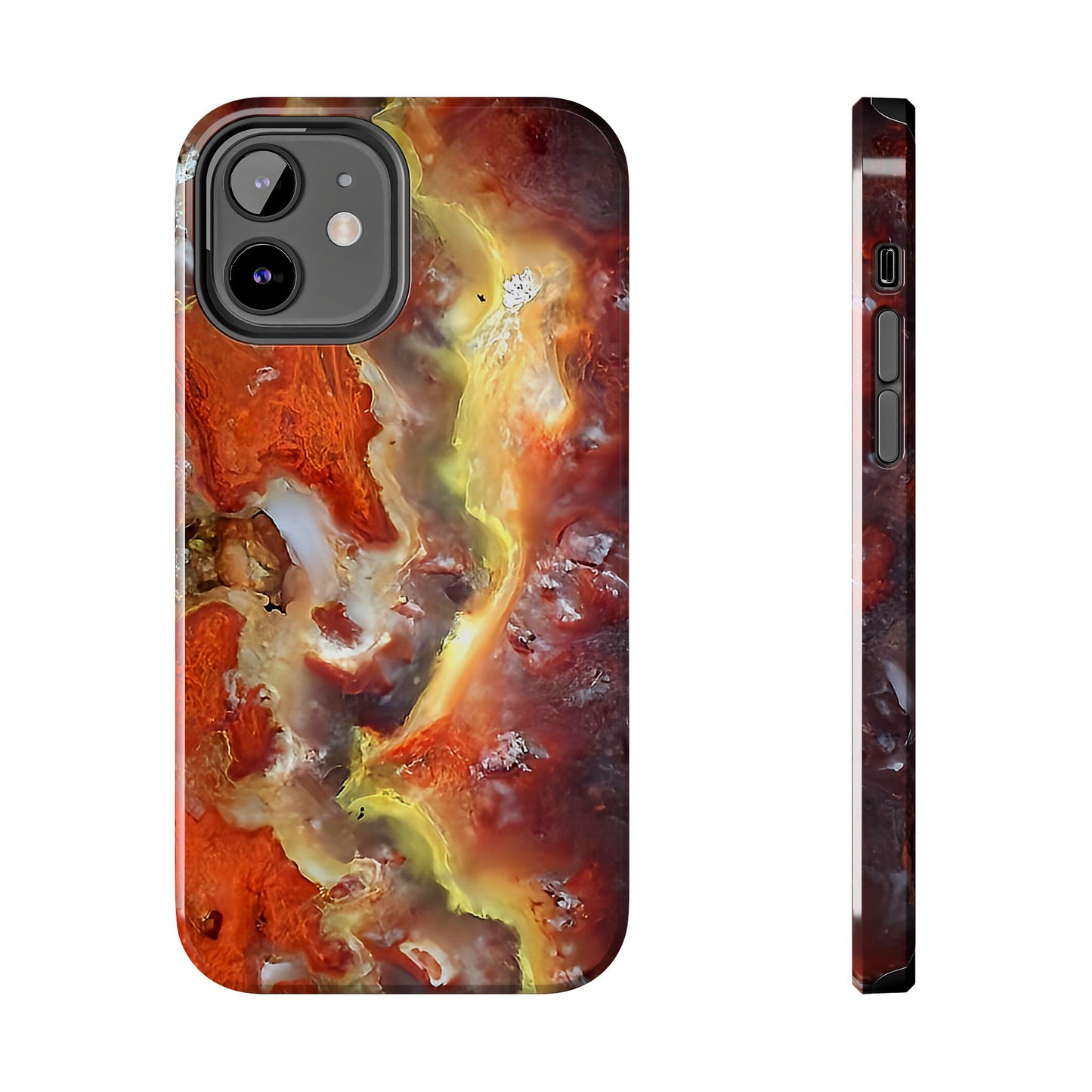 Wildfire Hyalite Bubble Opal iPhone 12 Tough Phone Case