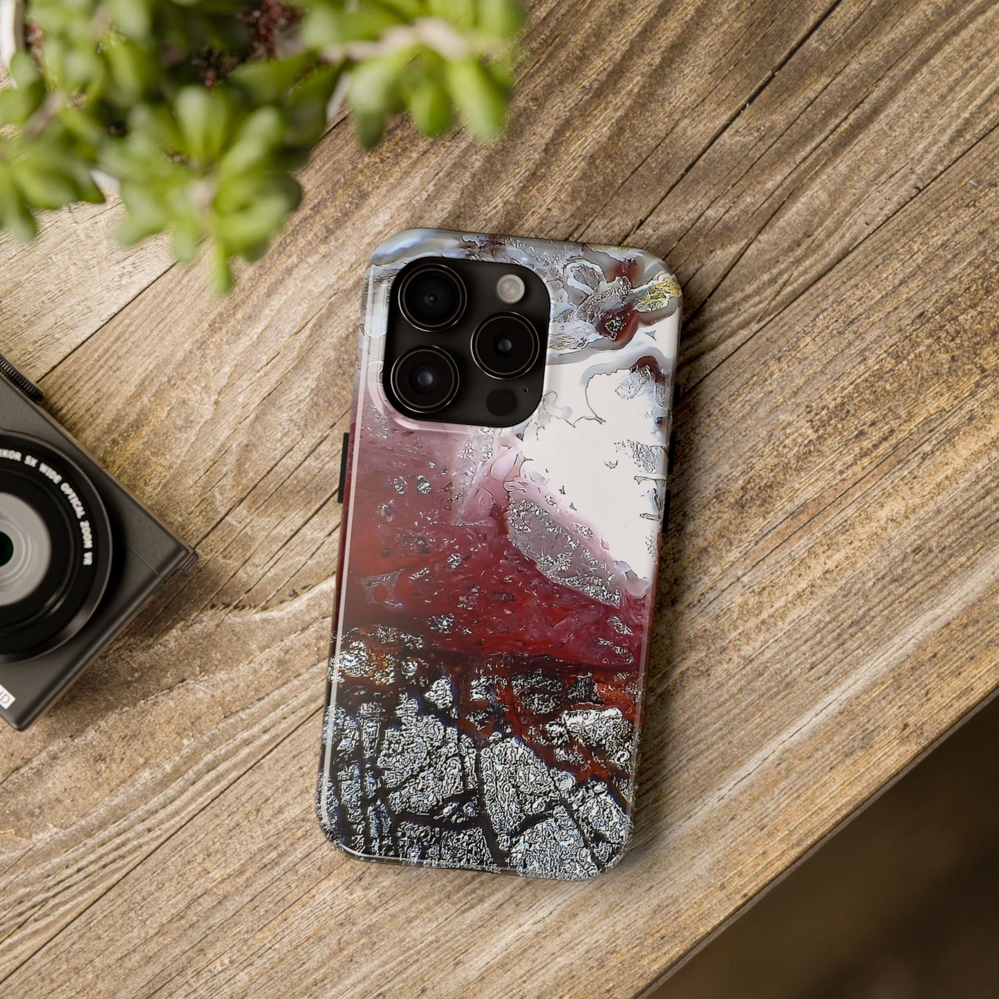 Laguna Lace Agate iPhone 15 Tough Phone Case