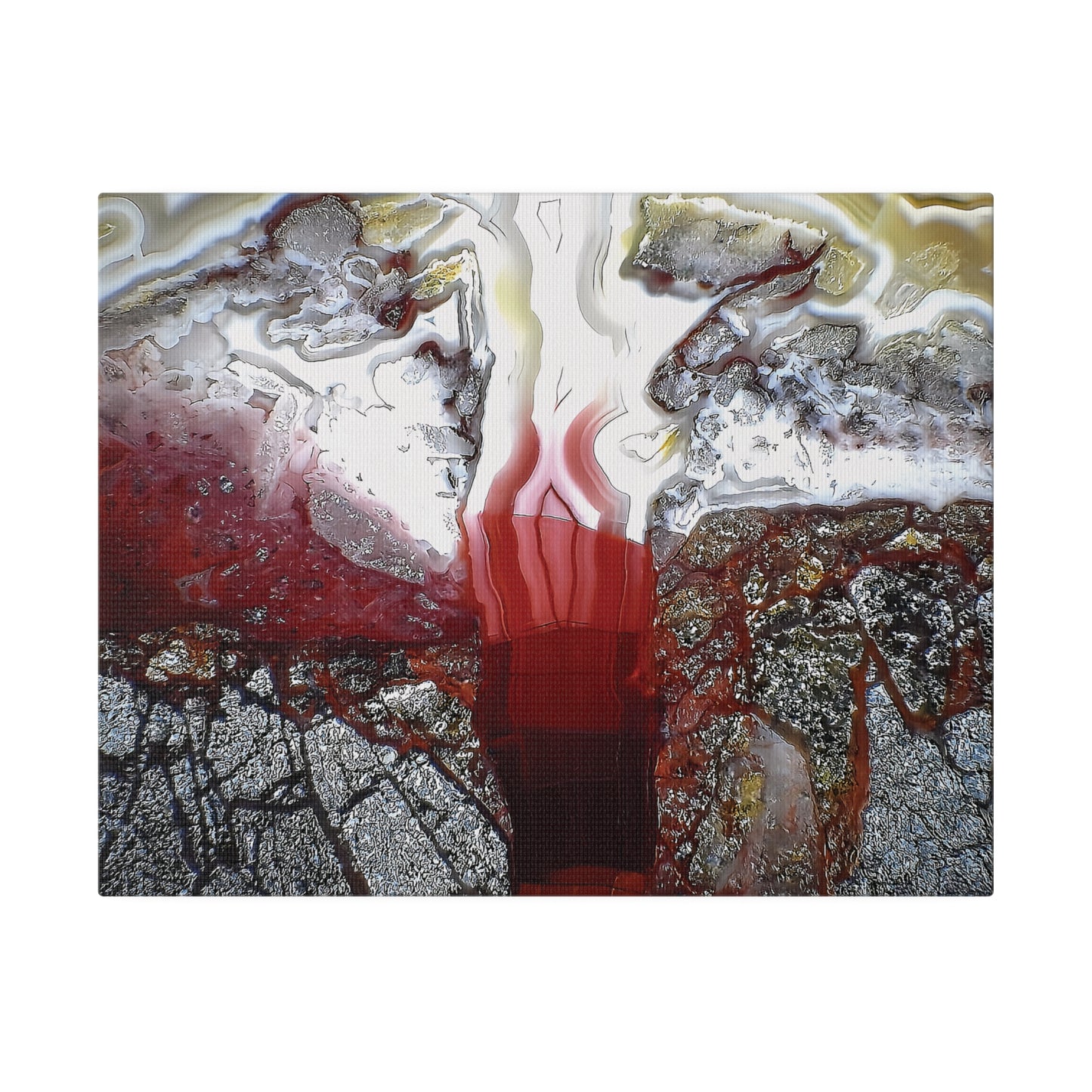 Laguna lace Agate Canvas Print Wall Art Décor