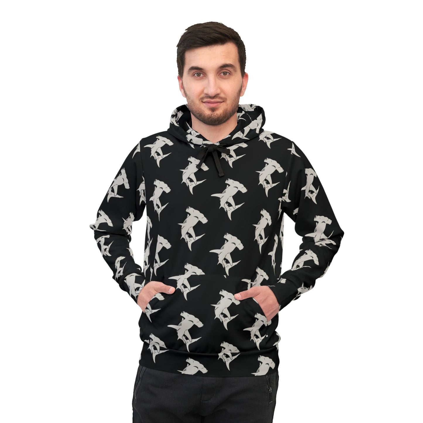 Copy of Colorful Unisex Hammerhead Shark Beach Art Hoodie