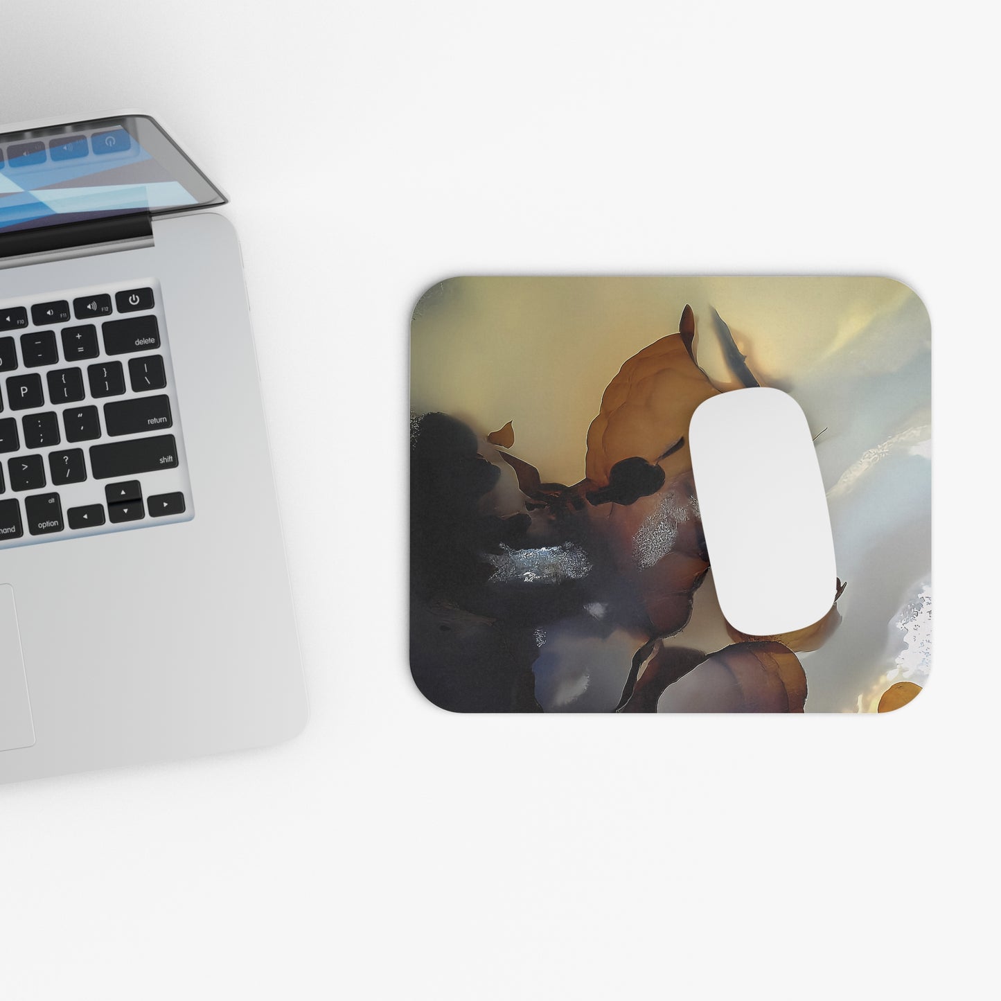 Indonesian plume agate Mousepad