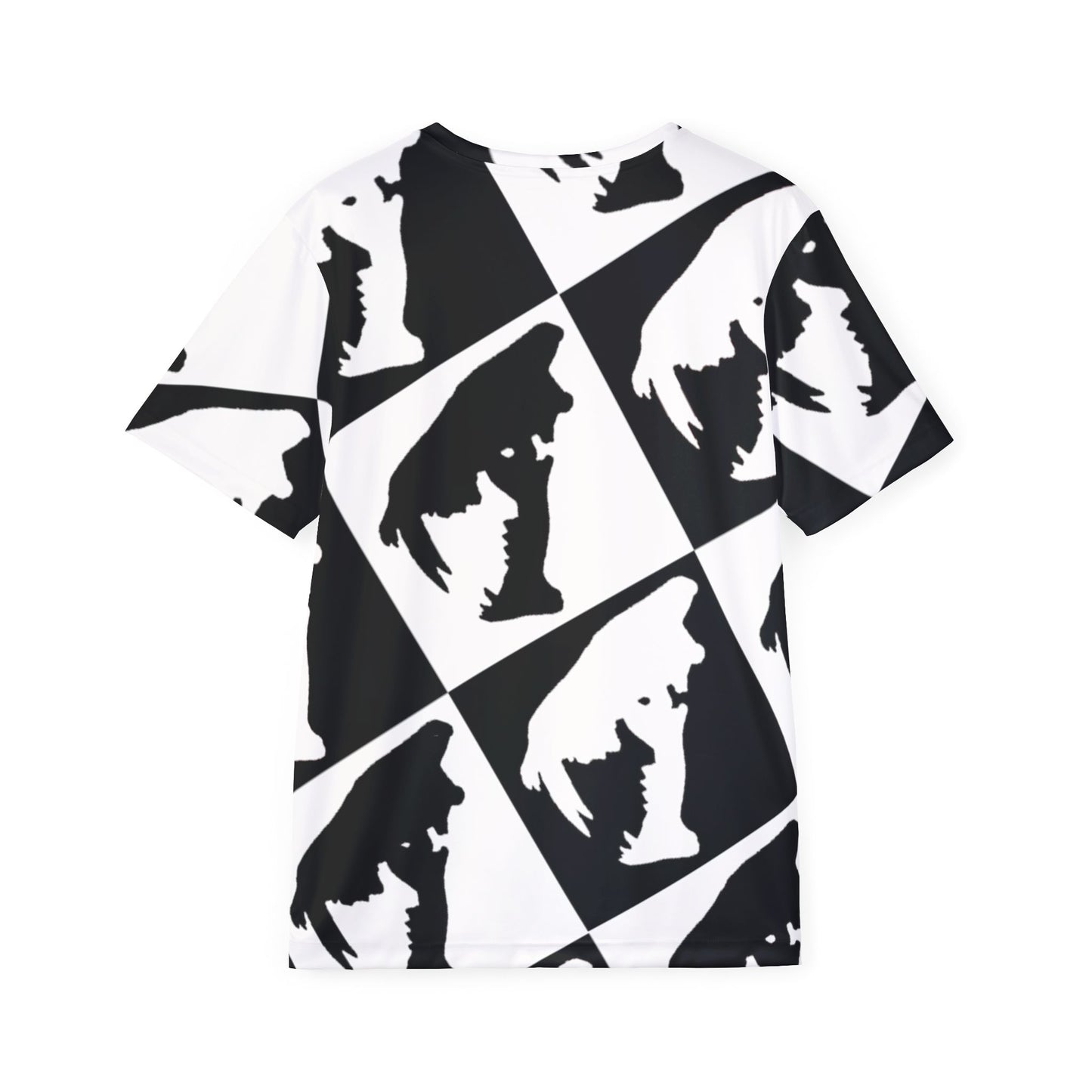 Black and white Saber Cat Sports Jersey