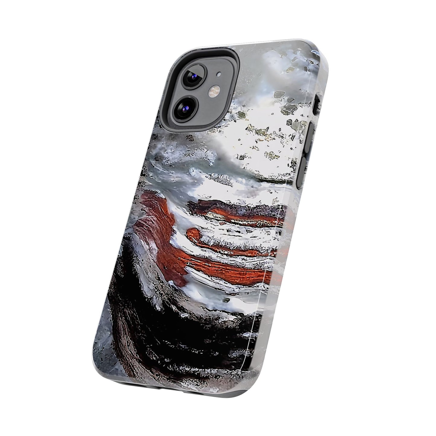 Stromatolite Collenia undosa iPhone 12 Tough Phone Case
