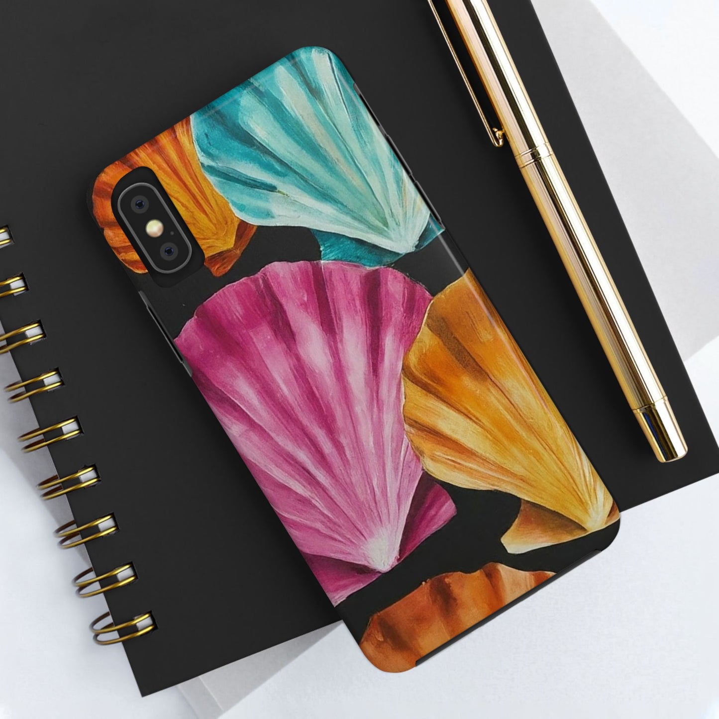 Multi Pectin iPhone X Tough Phone Case