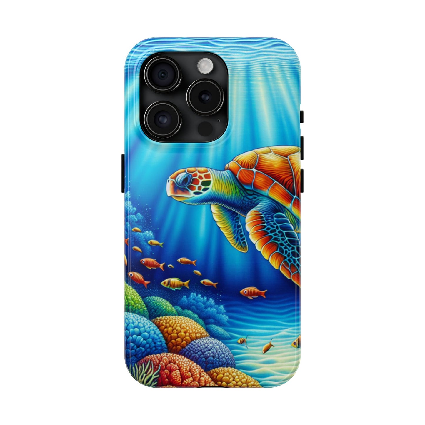 Sea Turtle iPhone 15 Tough Phone Case