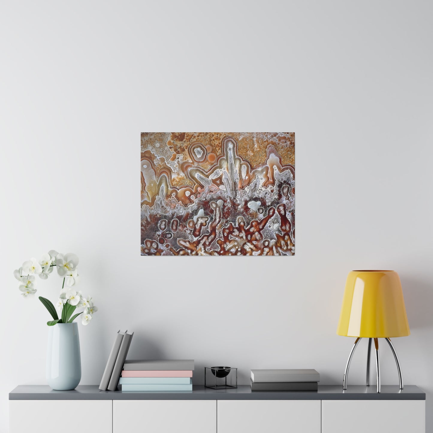 Lacy Agate Canvas Print Wall Art Décor