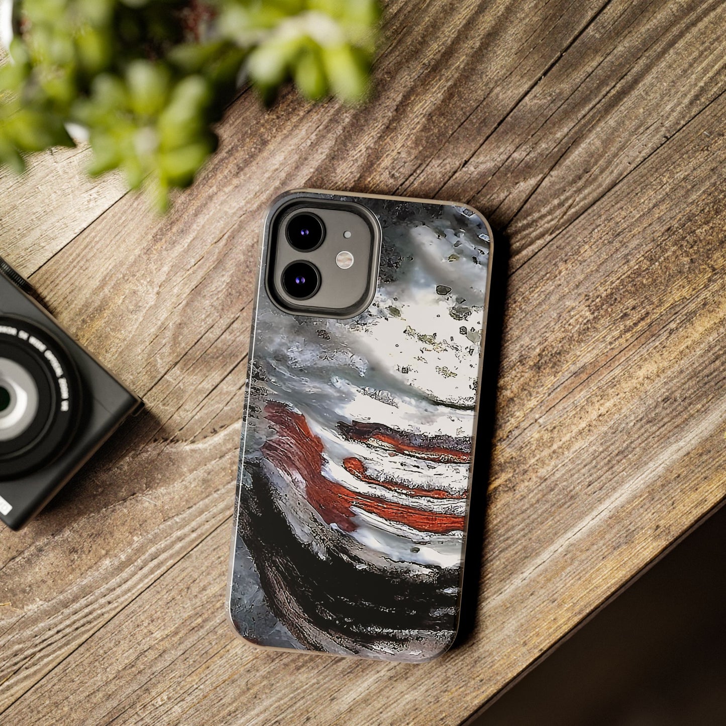 Stromatolite Collenia undosa iPhone 12 Tough Phone Case