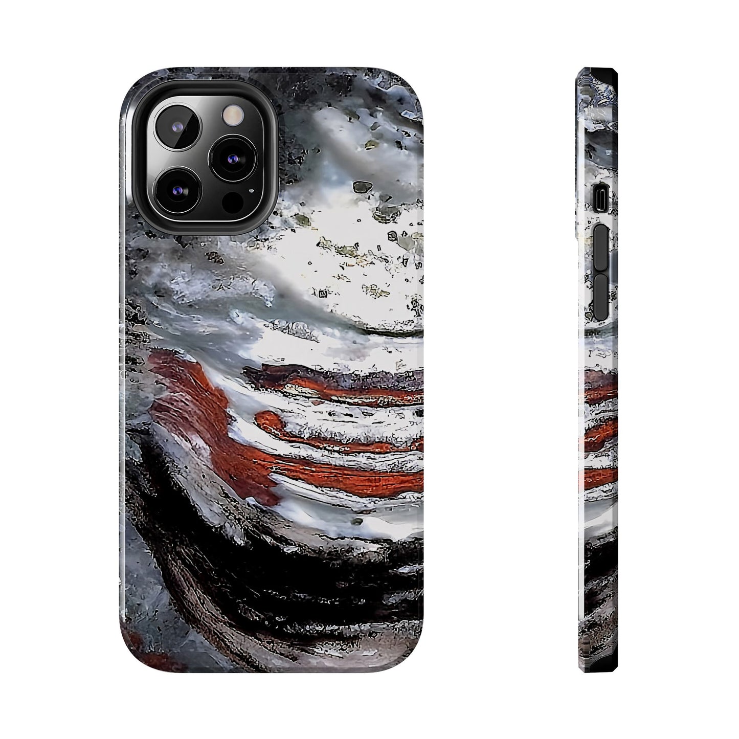 Stromatolite Collenia undosa iPhone 12 Tough Phone Case