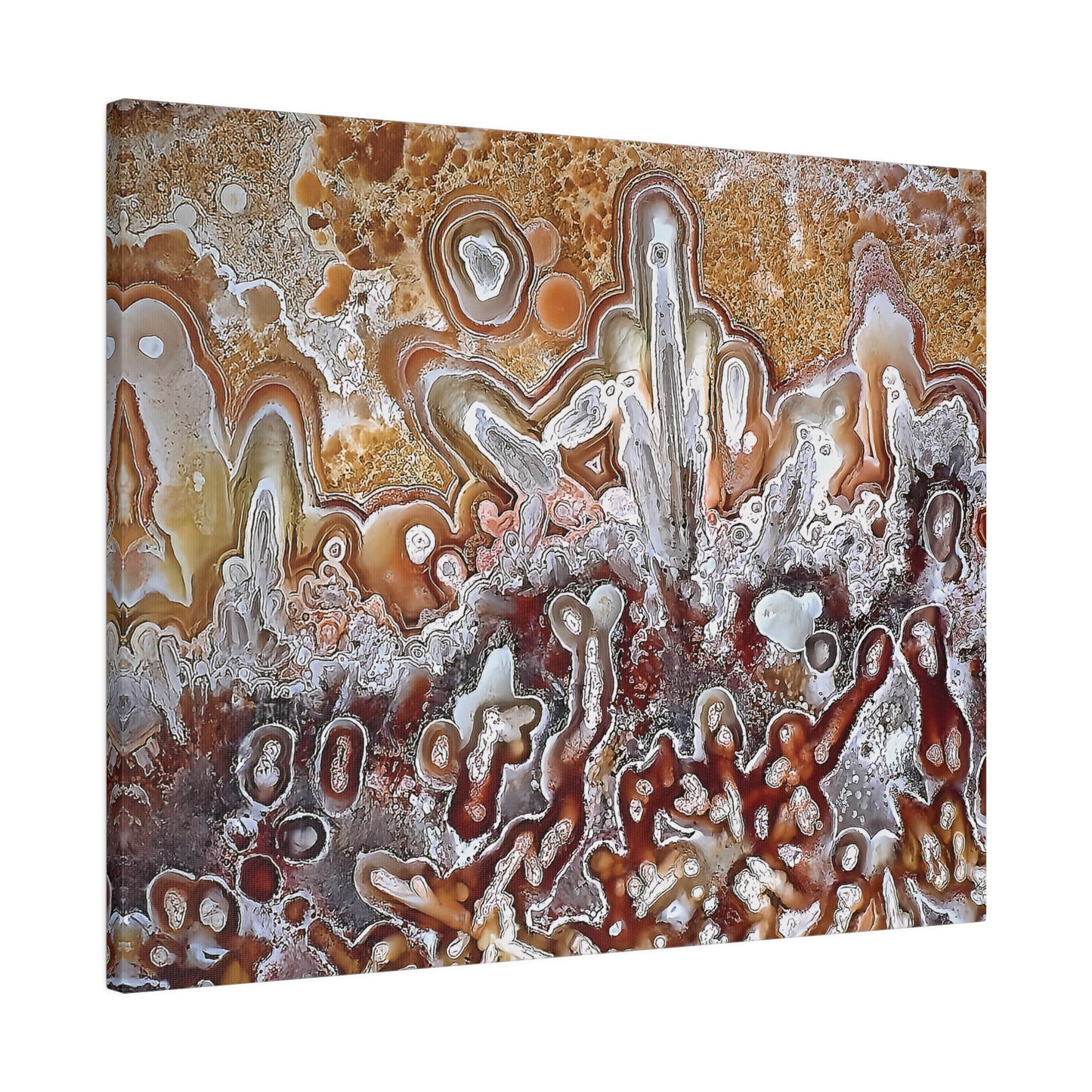Lacy Agate Canvas Print Wall Art Décor