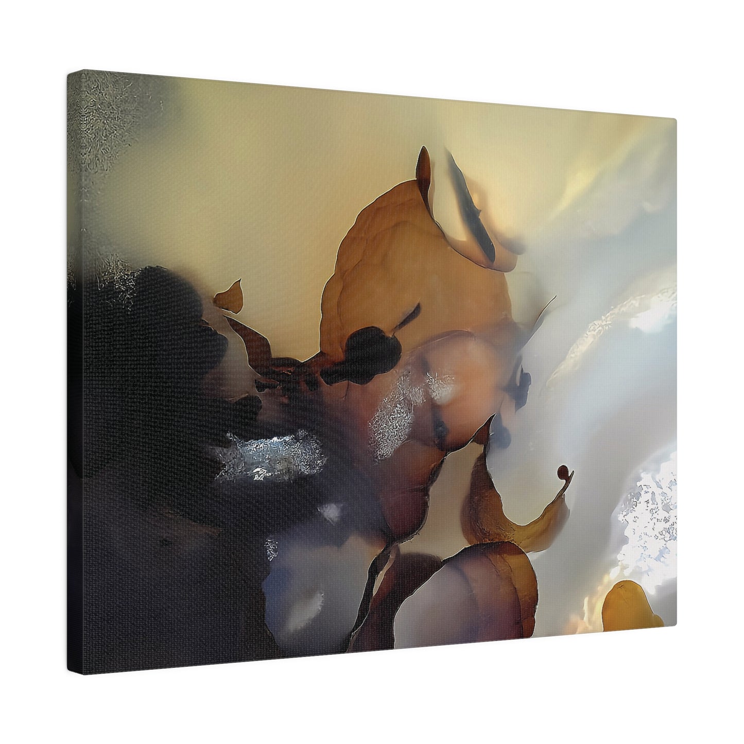 Indonesian Plume Agate Canvas Print Wall Art Décor