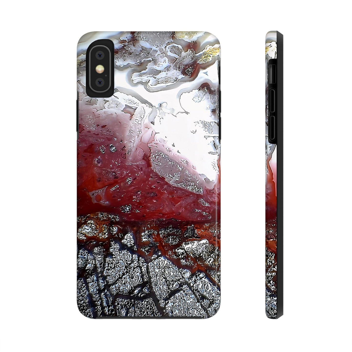 Laguna Lace Agate iPhone X Tough Phone Case