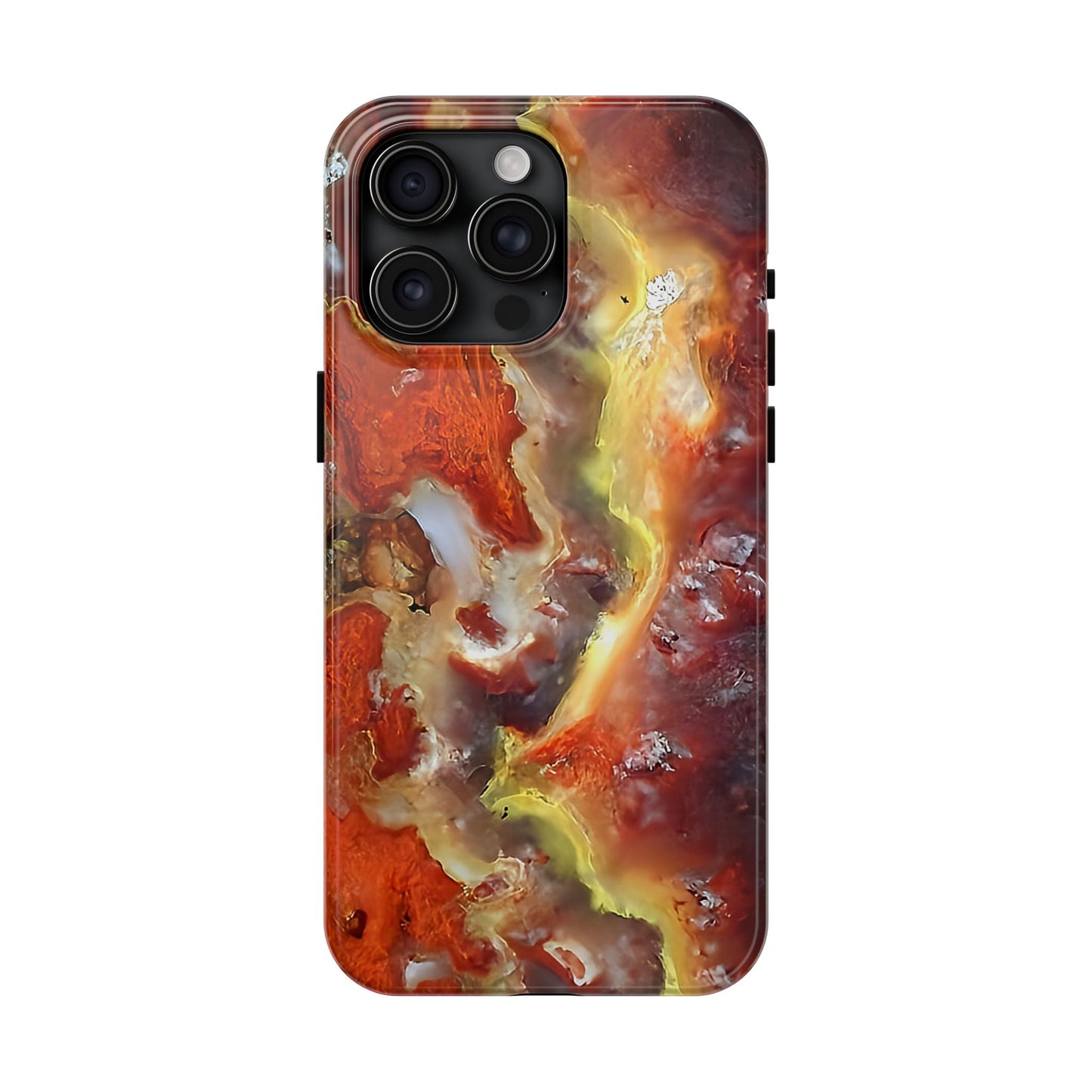 Wildfire Hyalite Bubble Opal iPhone 15 Tough Phone Case