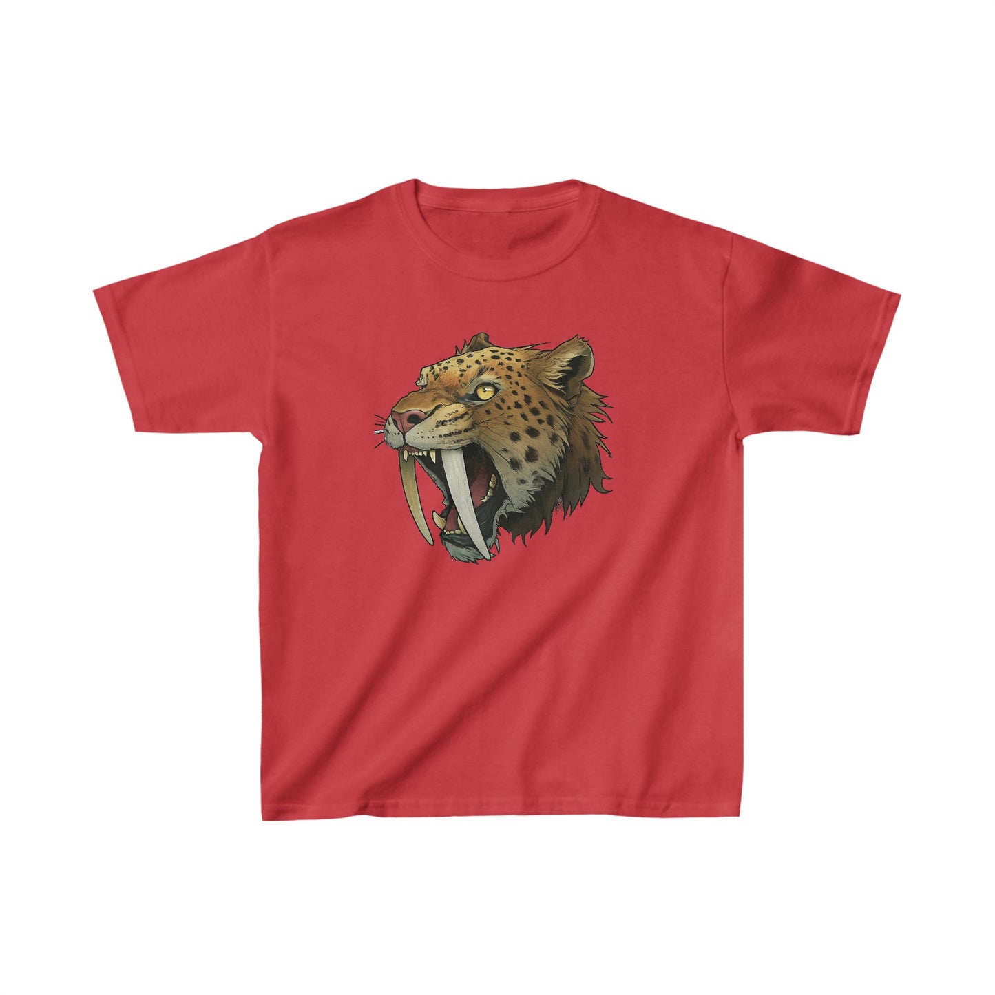 Kids Saber Toothed Tiger T-shirt