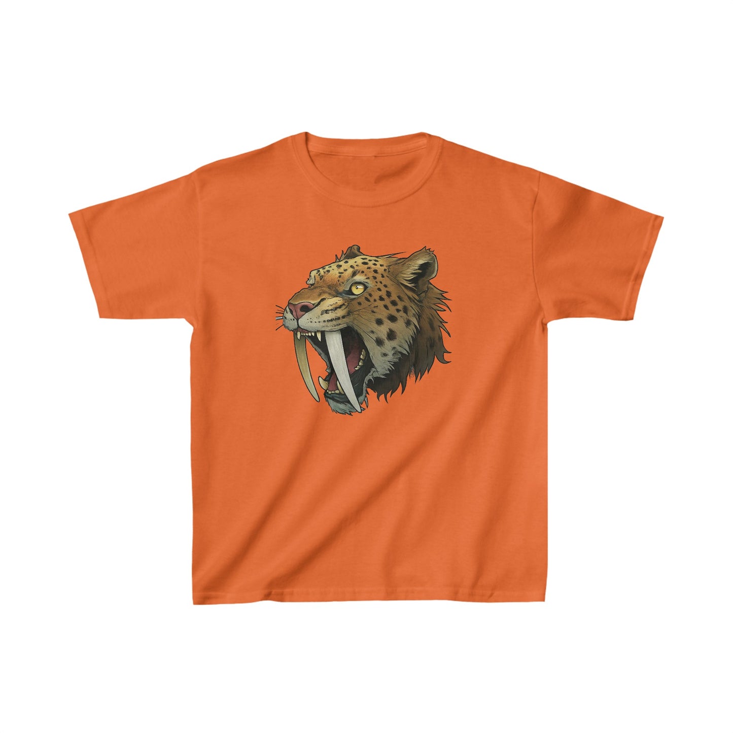Kids Saber Toothed Tiger T-shirt