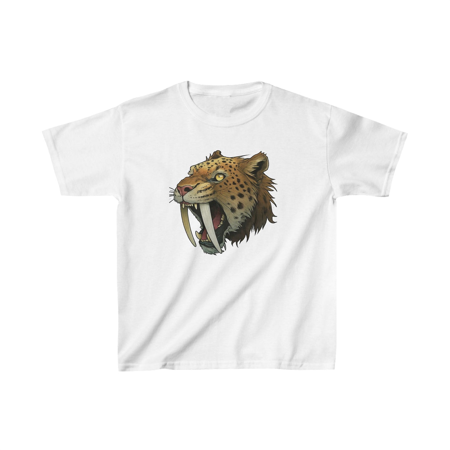 Kids Saber Toothed Tiger T-shirt