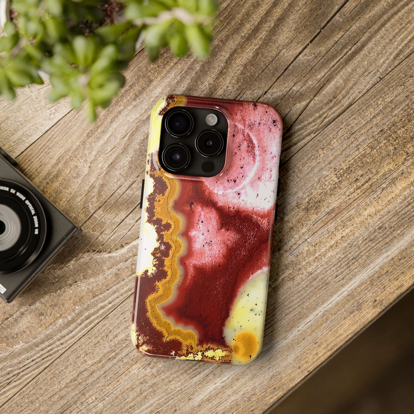 Tiger Iron iPhone 15 Tough Phone Case