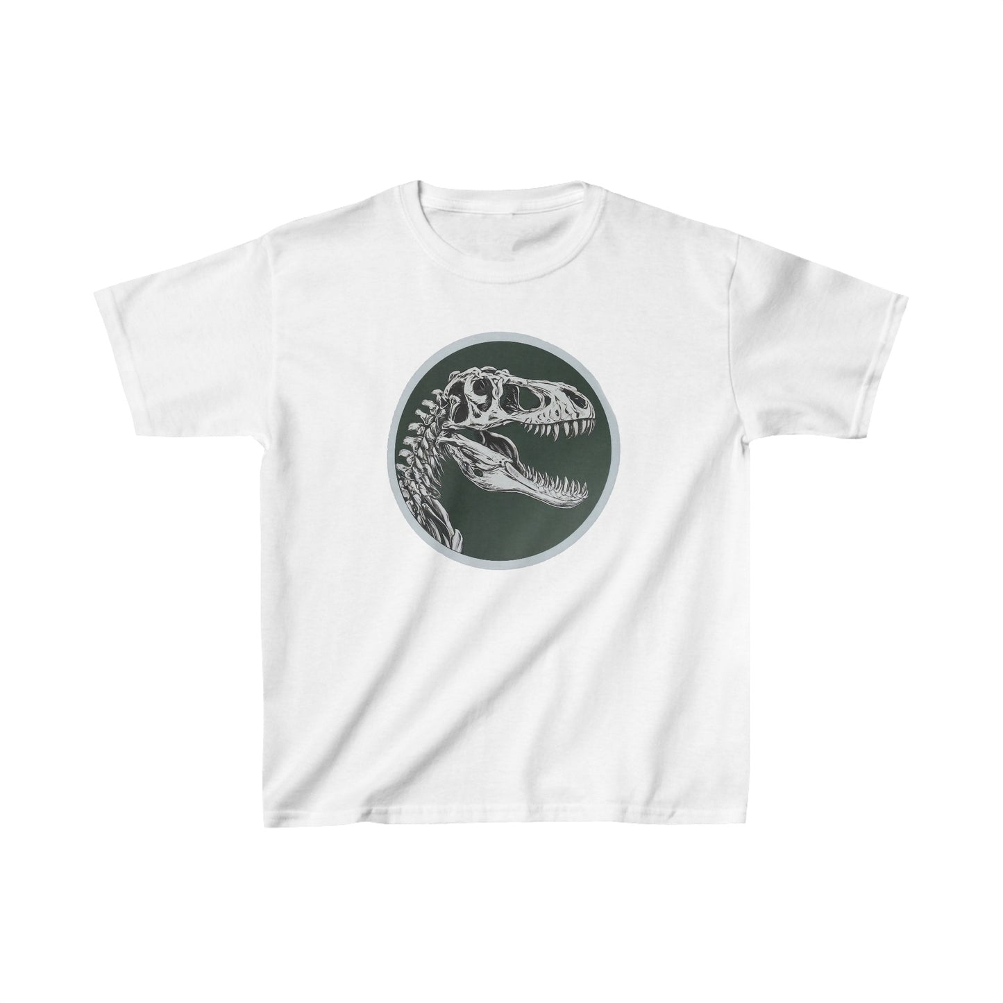 Kids Tyrannosaurus Rex Skull Dinosaur T-shirt
