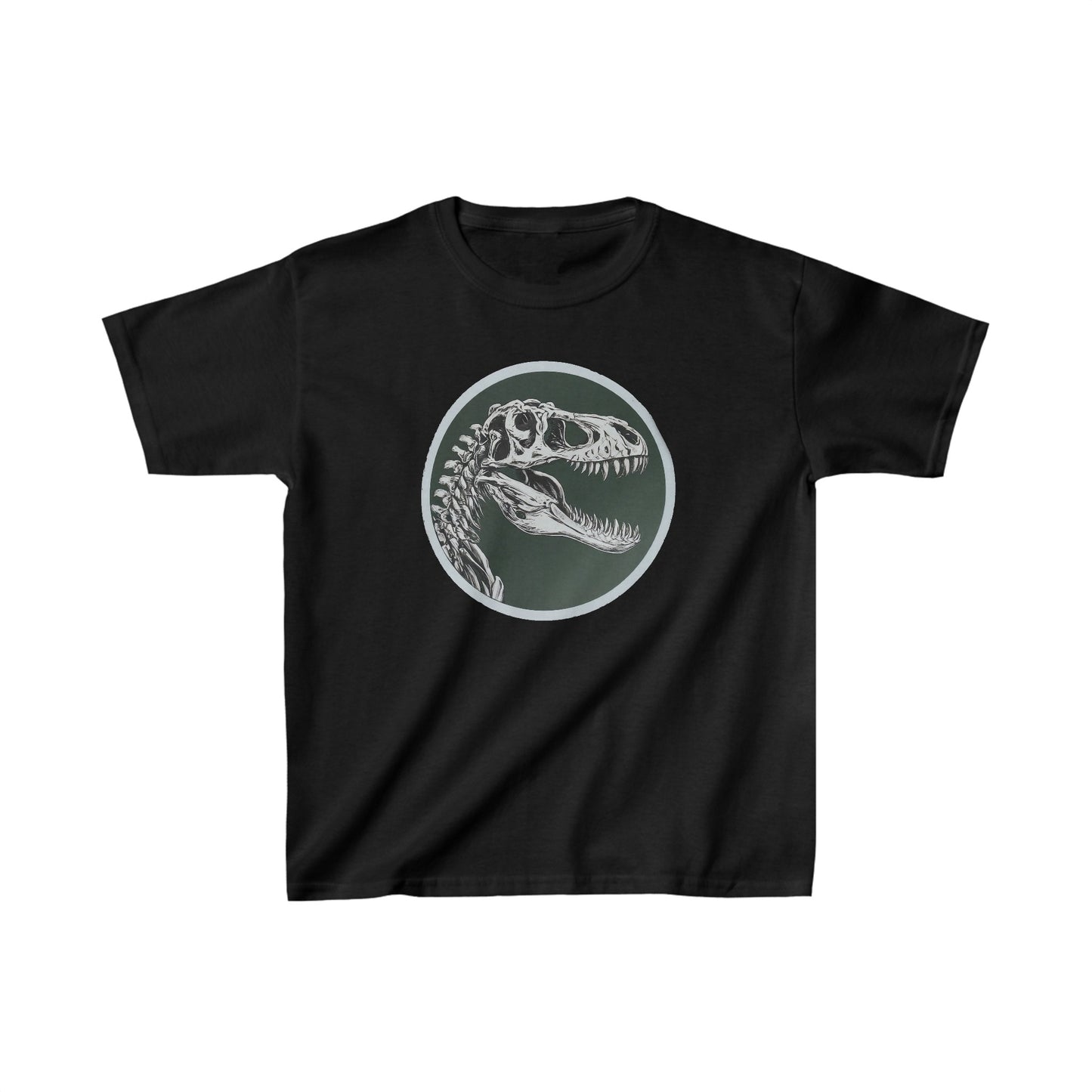 Kids Tyrannosaurus Rex Skull Dinosaur T-shirt