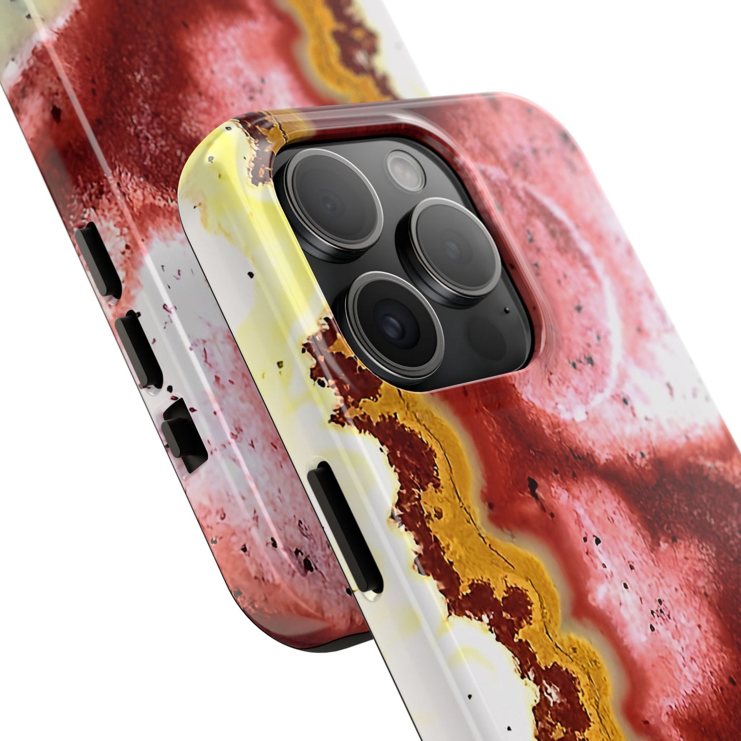 Tiger Iron iPhone 15 Tough Phone Case