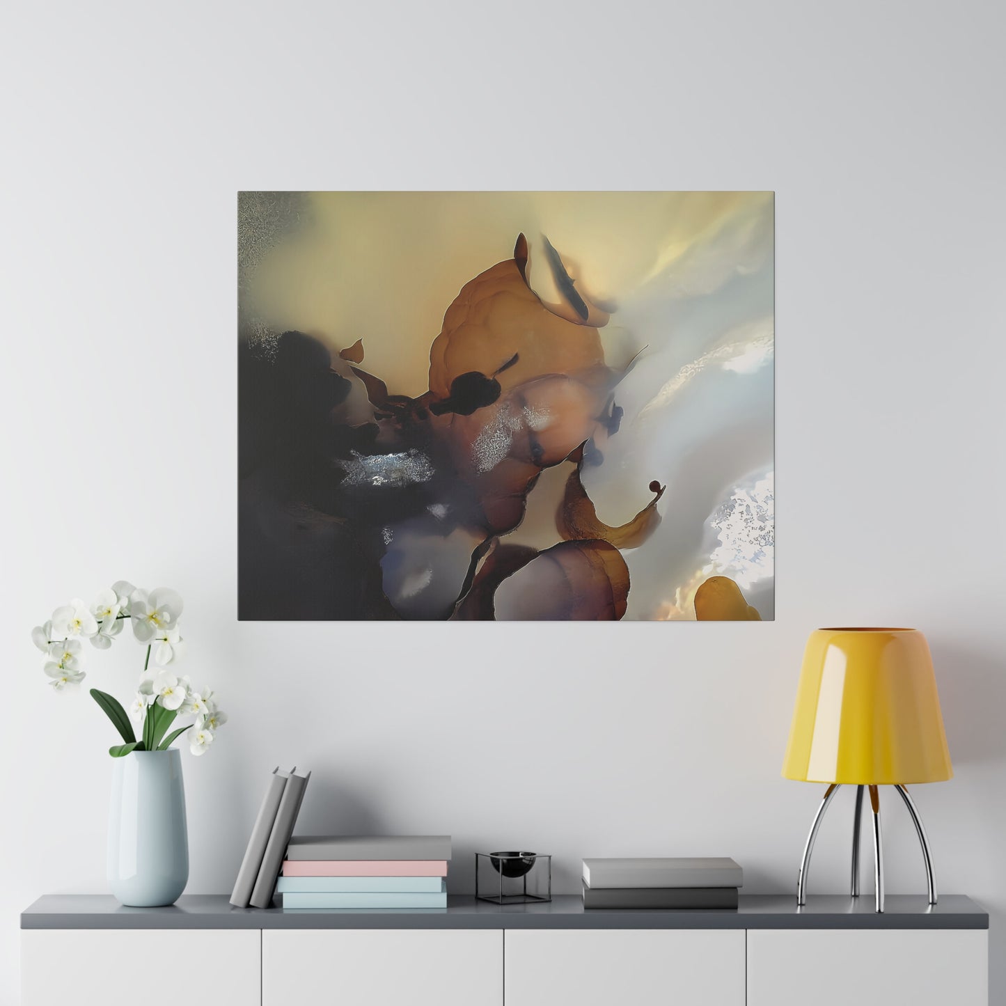 Indonesian Plume Agate Canvas Print Wall Art Décor