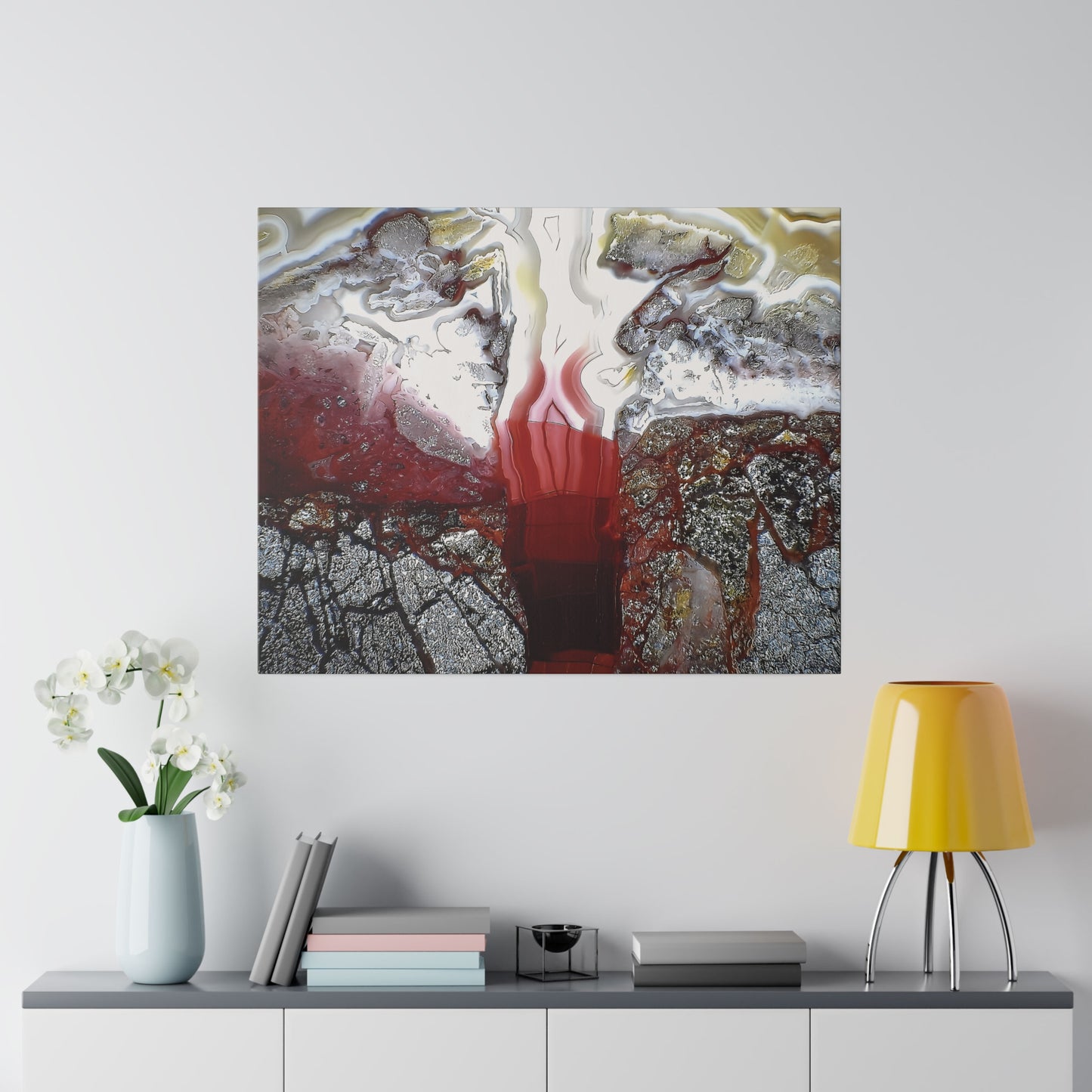 Laguna lace Agate Canvas Print Wall Art Décor