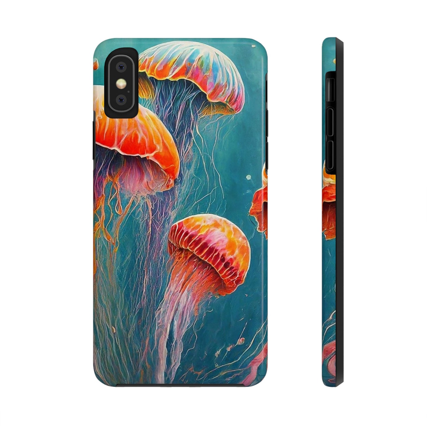 Multi Jellyfish iPhone X Tough Phone Case