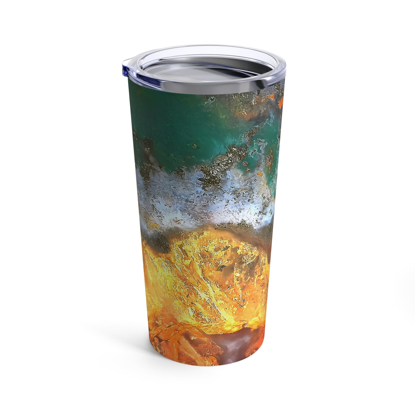 Flame Agate Tumbler