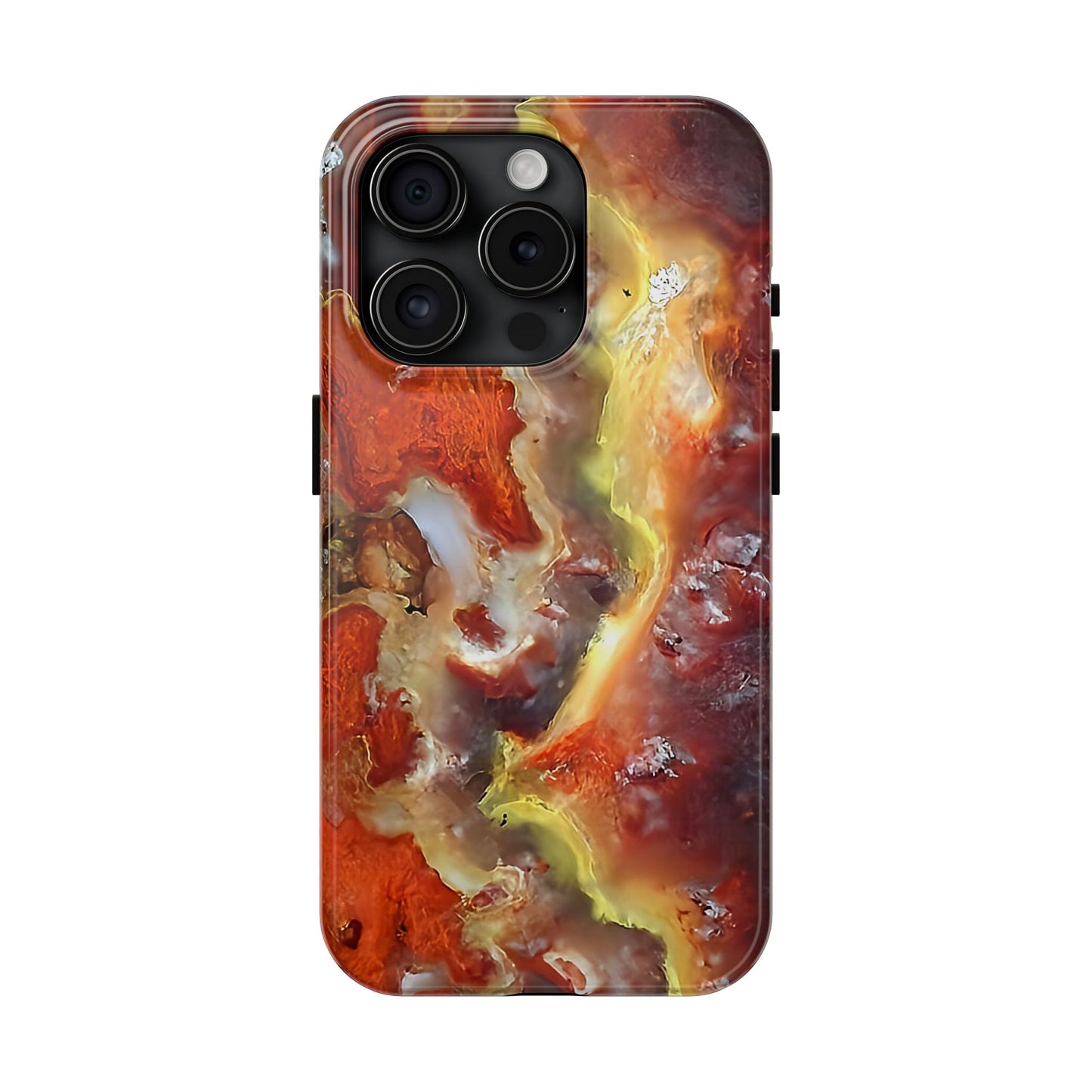 Wildfire Hyalite Bubble Opal iPhone 15 Tough Phone Case