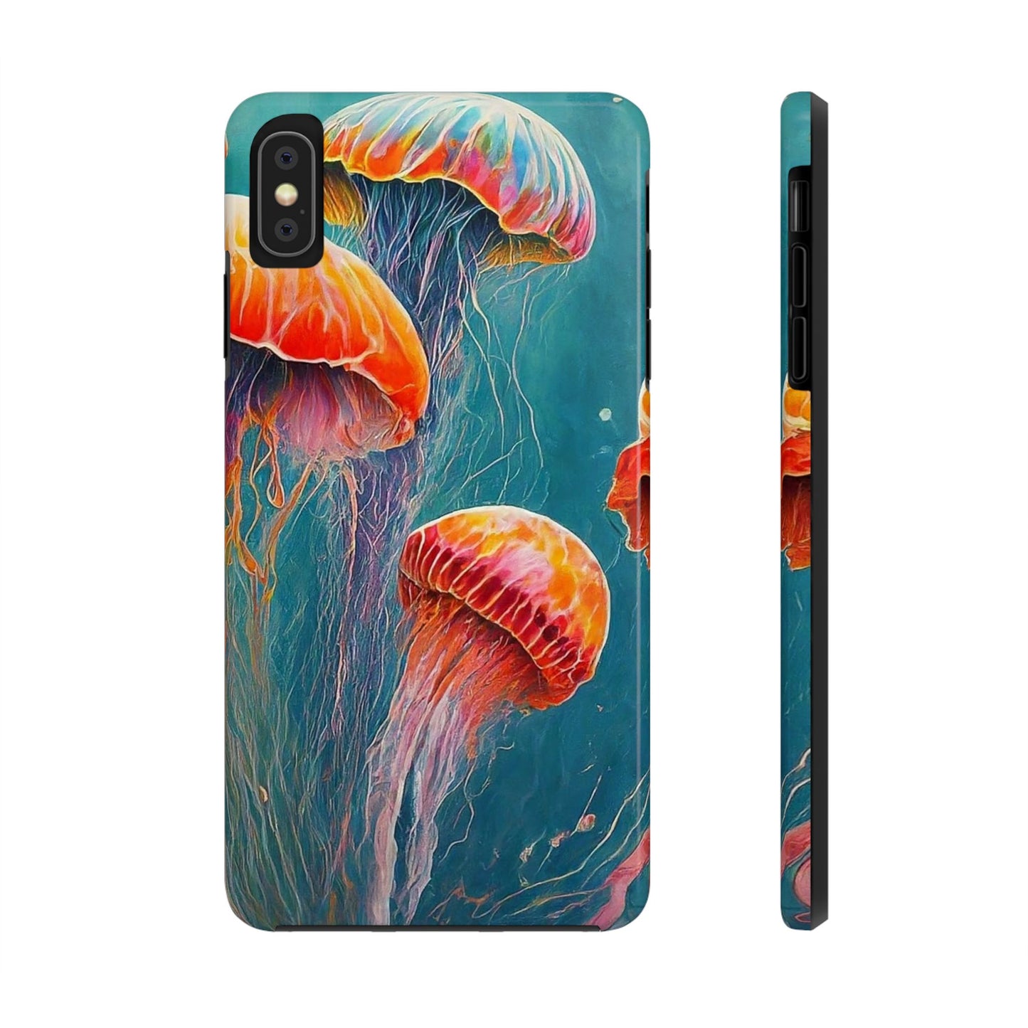 Multi Jellyfish iPhone X Tough Phone Case