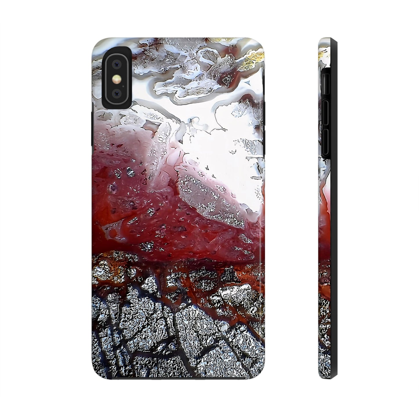 Laguna Lace Agate iPhone X Tough Phone Case