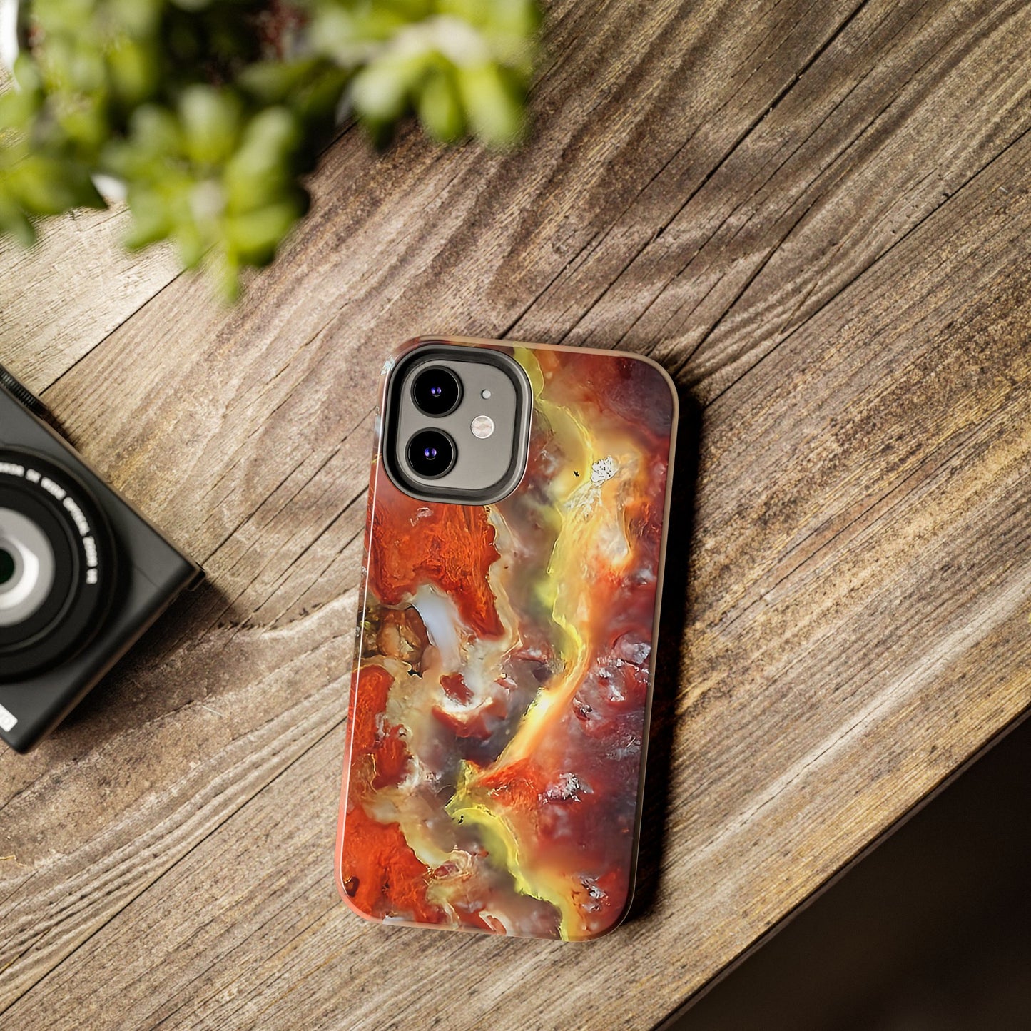 Wildfire Hyalite Bubble Opal iPhone 12 Tough Phone Case