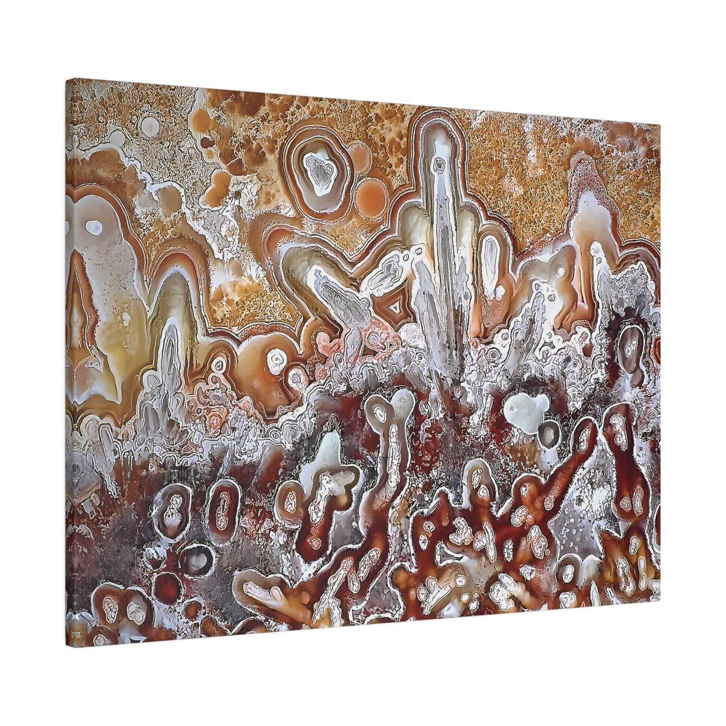 Lacy Agate Canvas Print Wall Art Décor