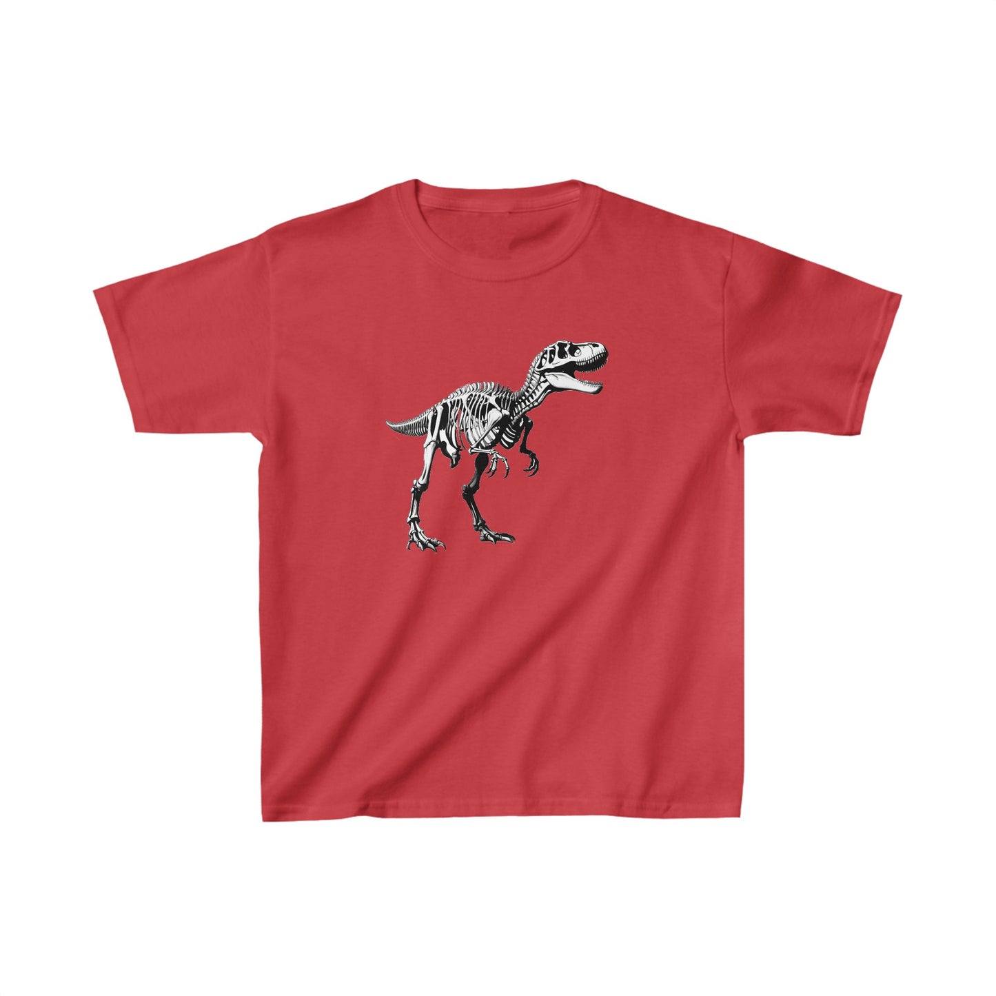 Kids Tyrannosaurus rex Skeleton Dinosaur T-shirt