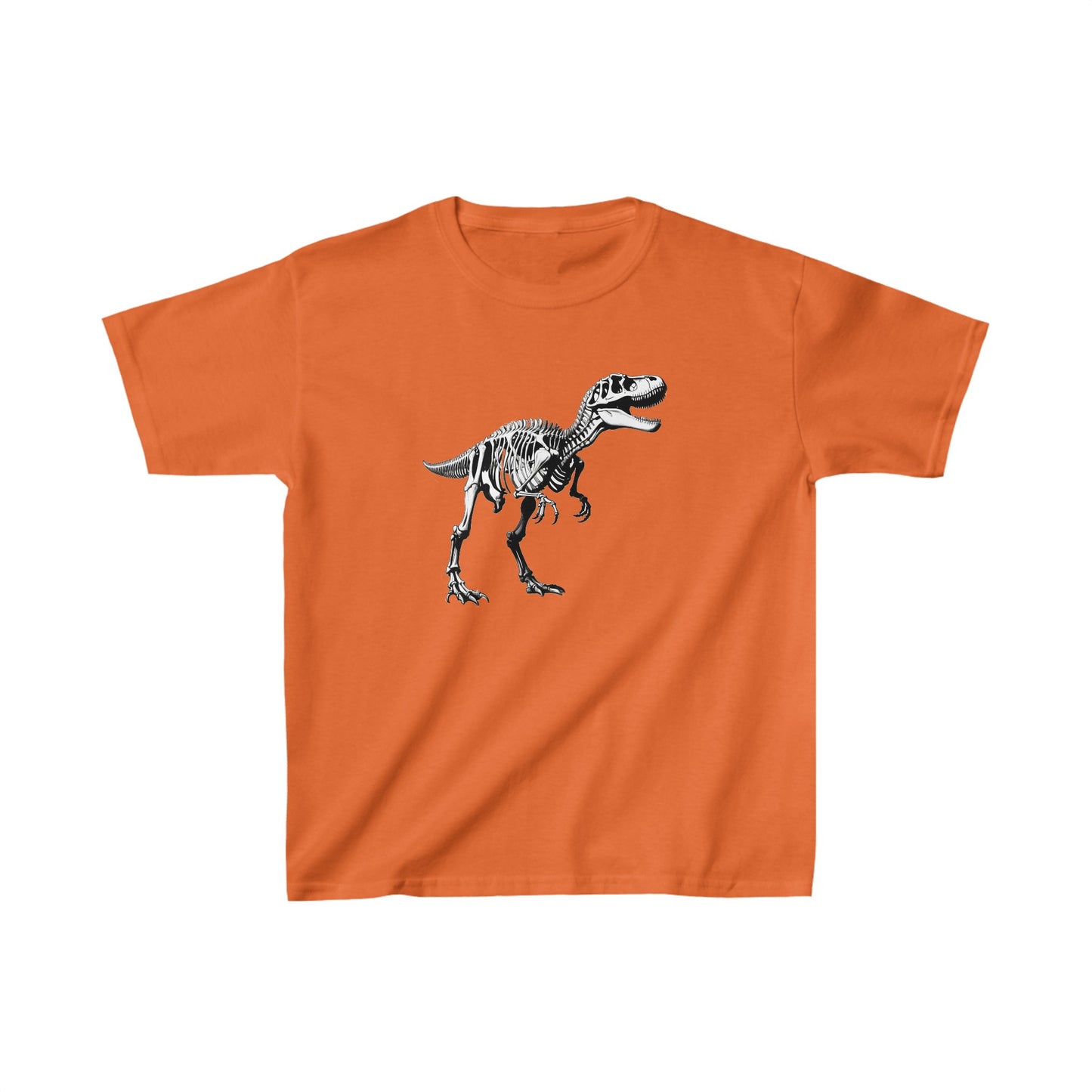 Kids Tyrannosaurus rex Skeleton Dinosaur T-shirt