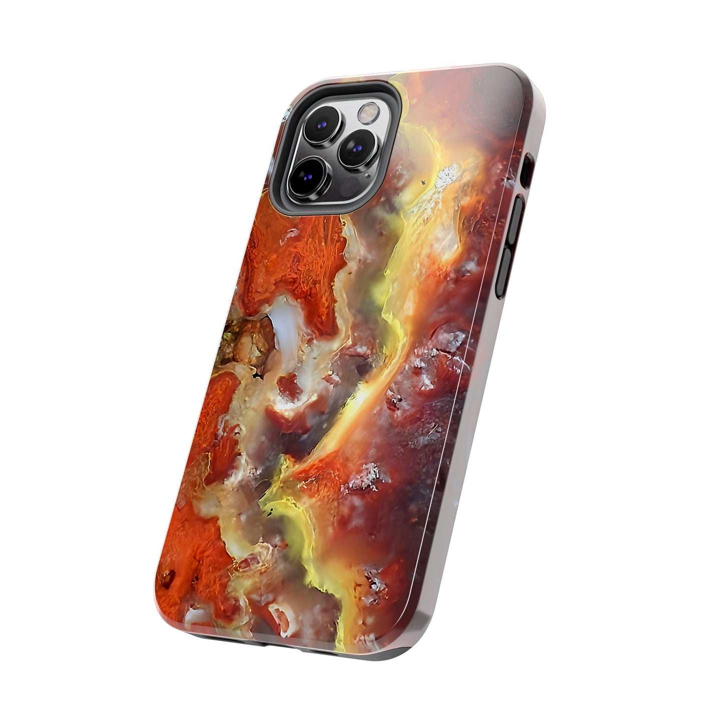 Wildfire Hyalite Bubble Opal iPhone 12 Tough Phone Case
