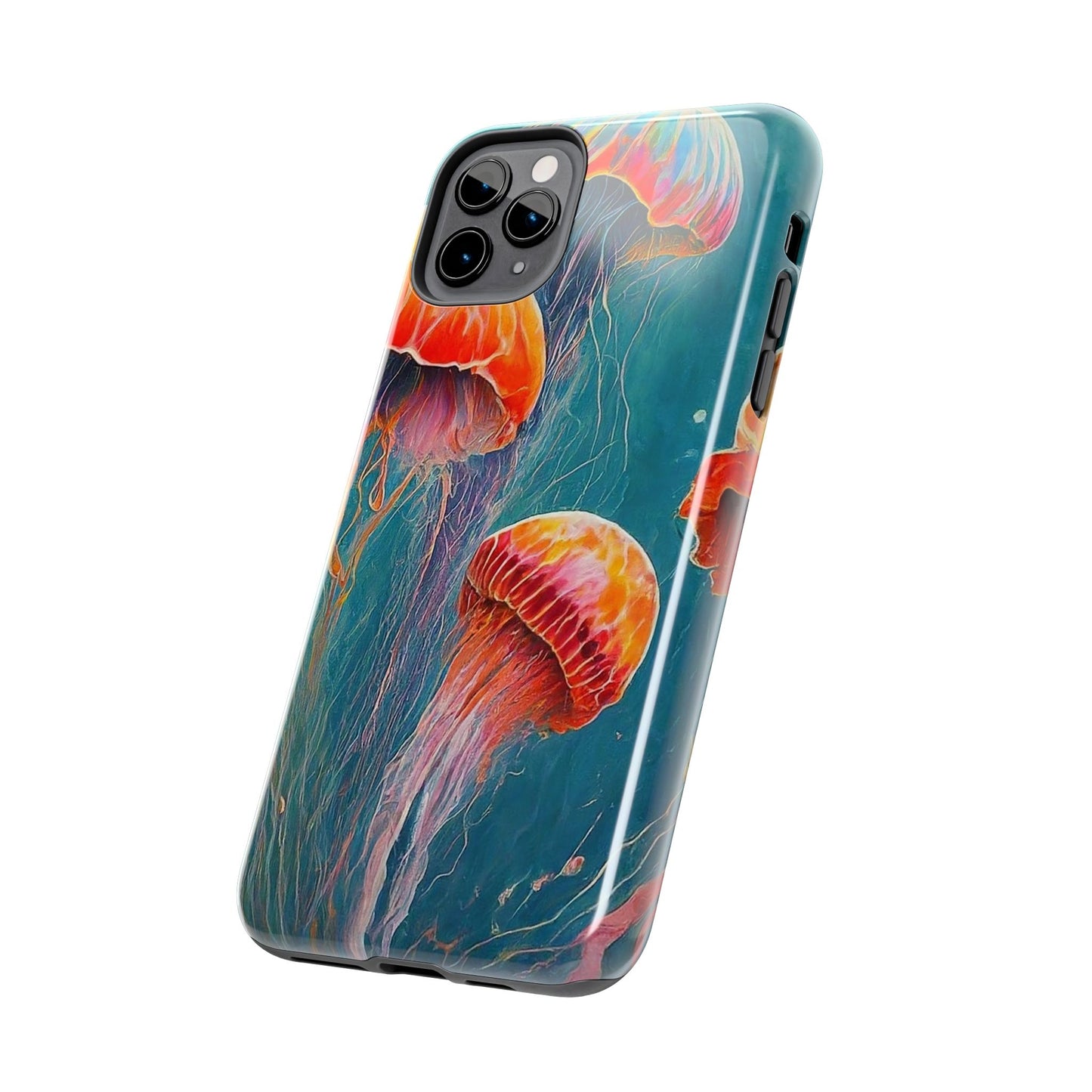 Multi Jellyfish iPhone 11 Tough Phone Case