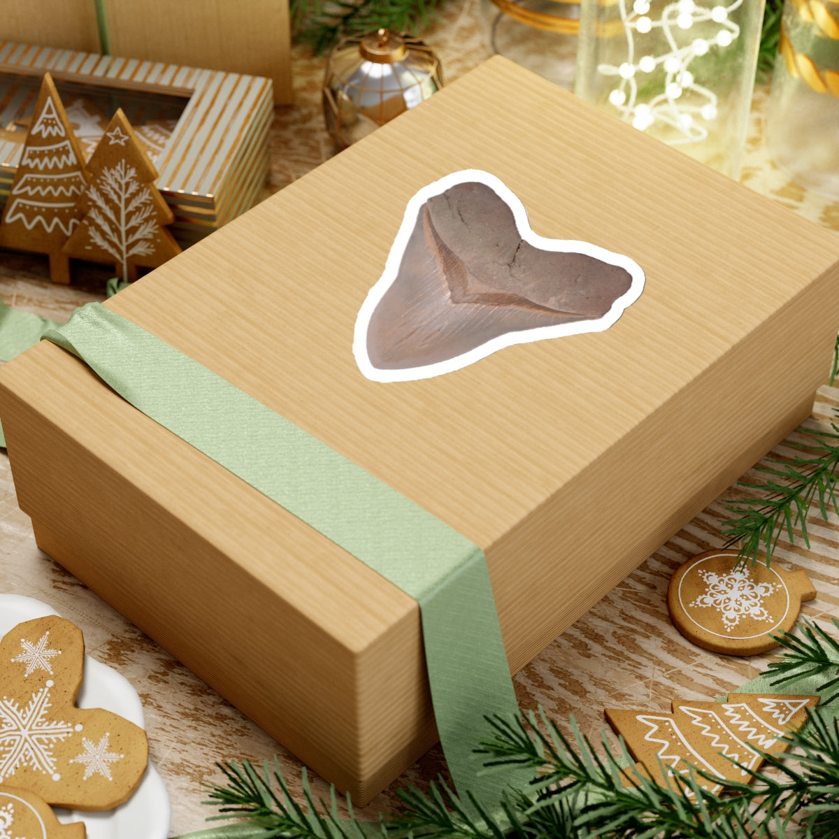 Otodus megalodon Shark Tooth - Sticker