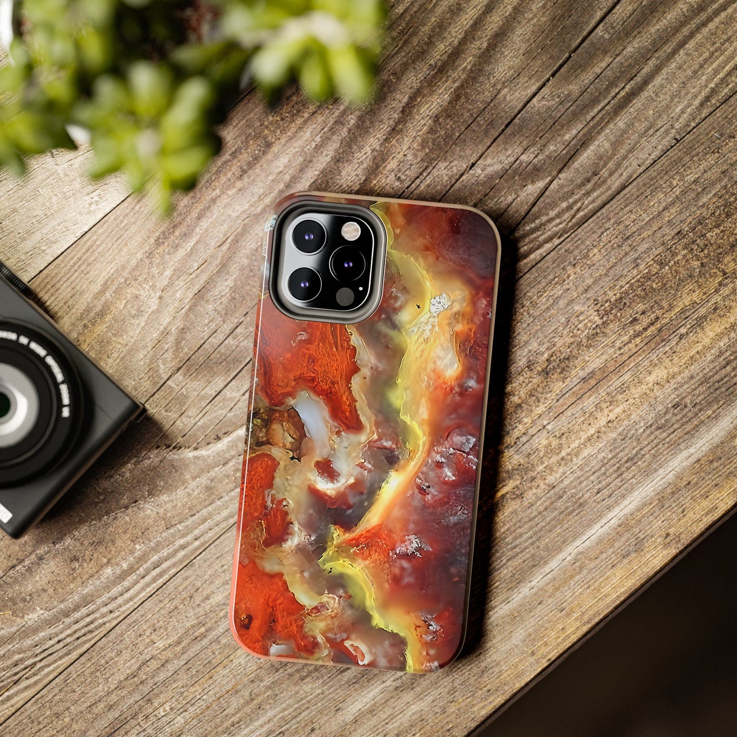 Wildfire Hyalite Bubble Opal iPhone 12 Tough Phone Case