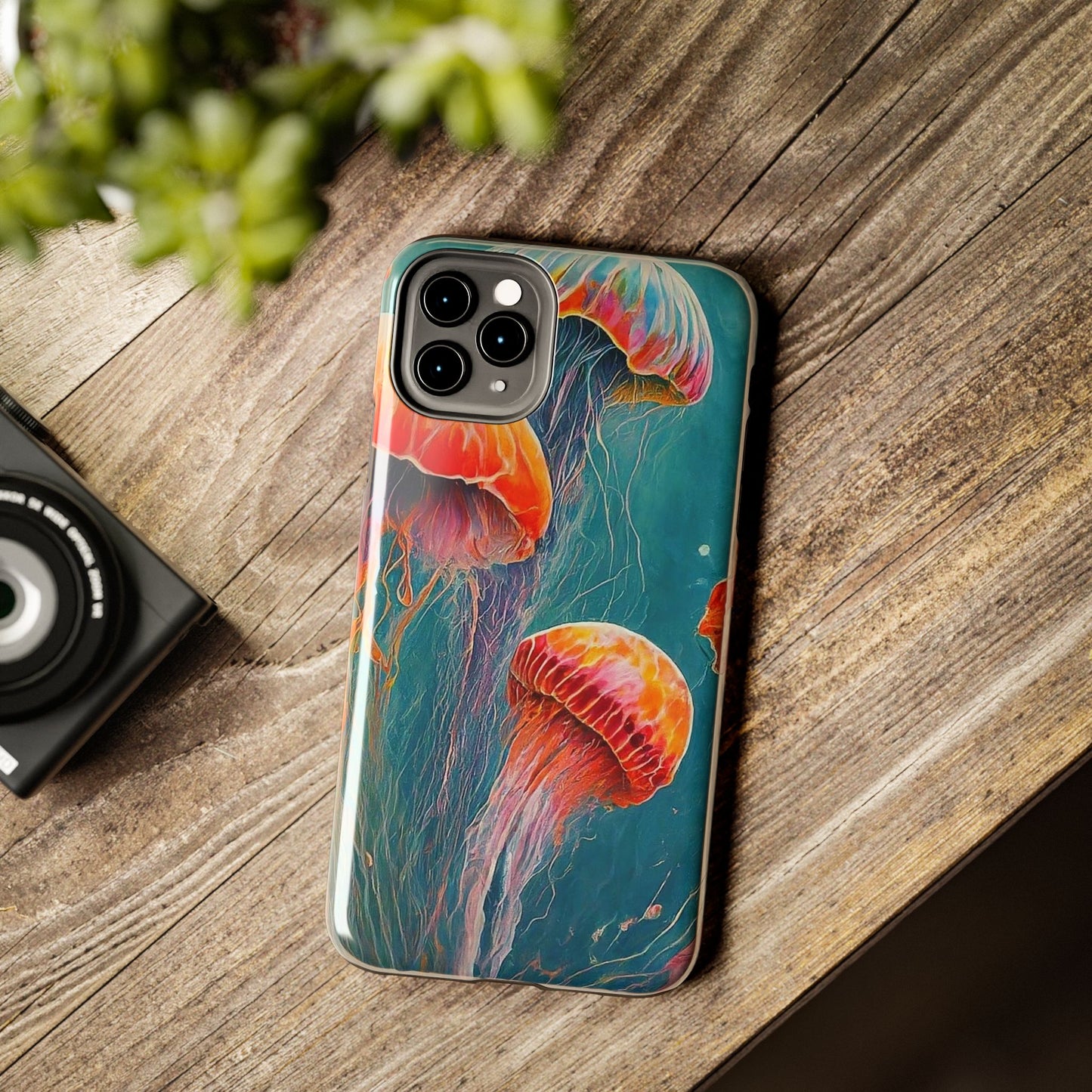 Multi Jellyfish iPhone 11 Tough Phone Case