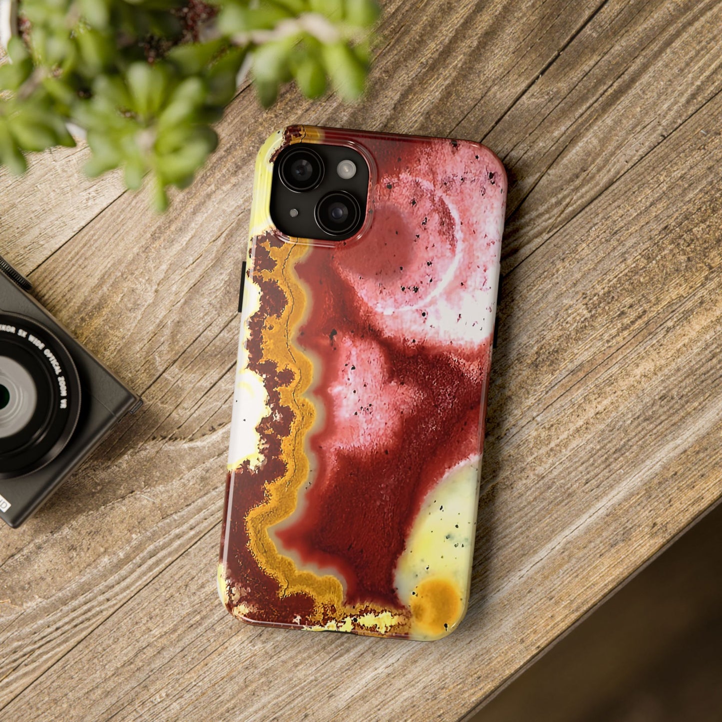 Tiger Iron iPhone 15 Tough Phone Case