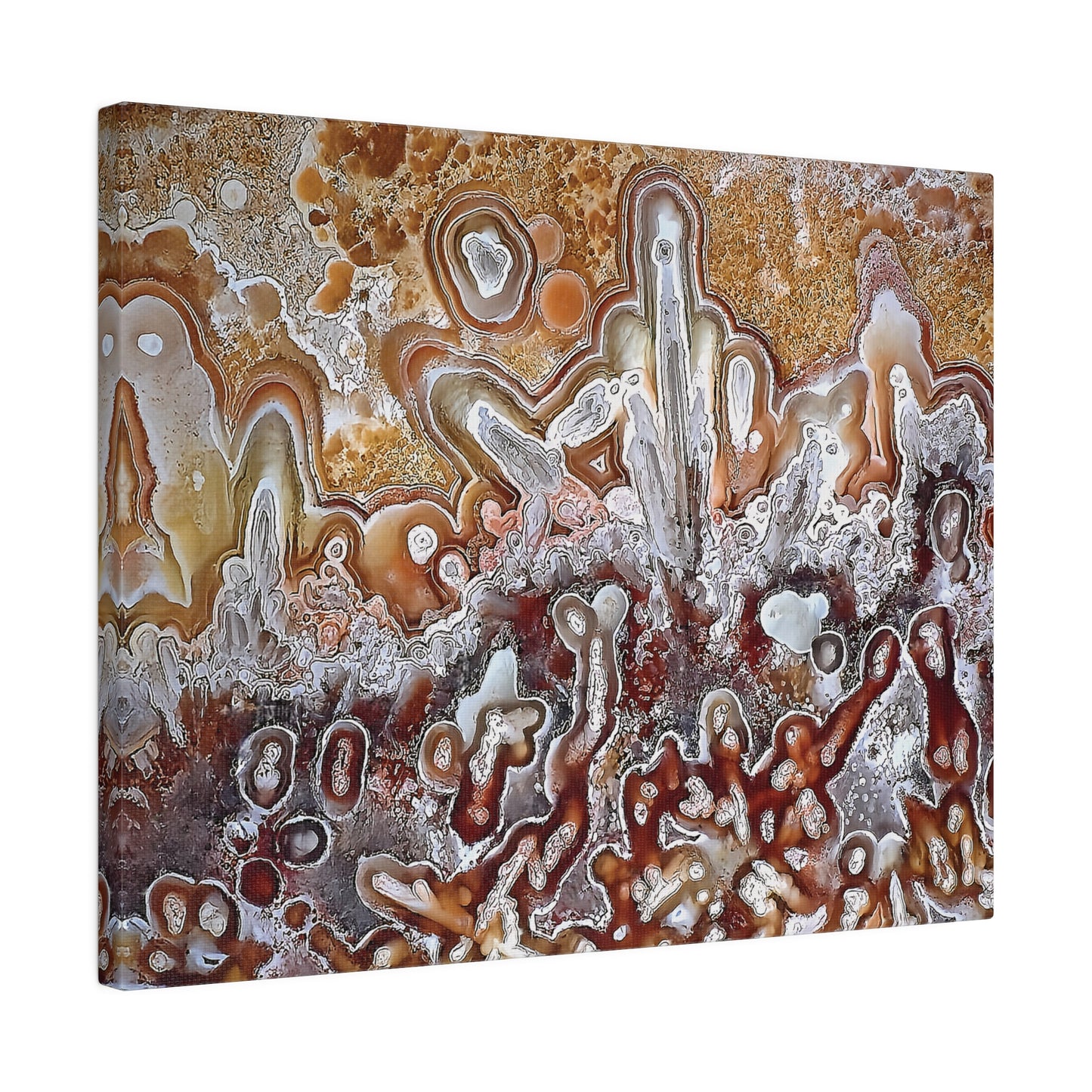 Lacy Agate Canvas Print Wall Art Décor