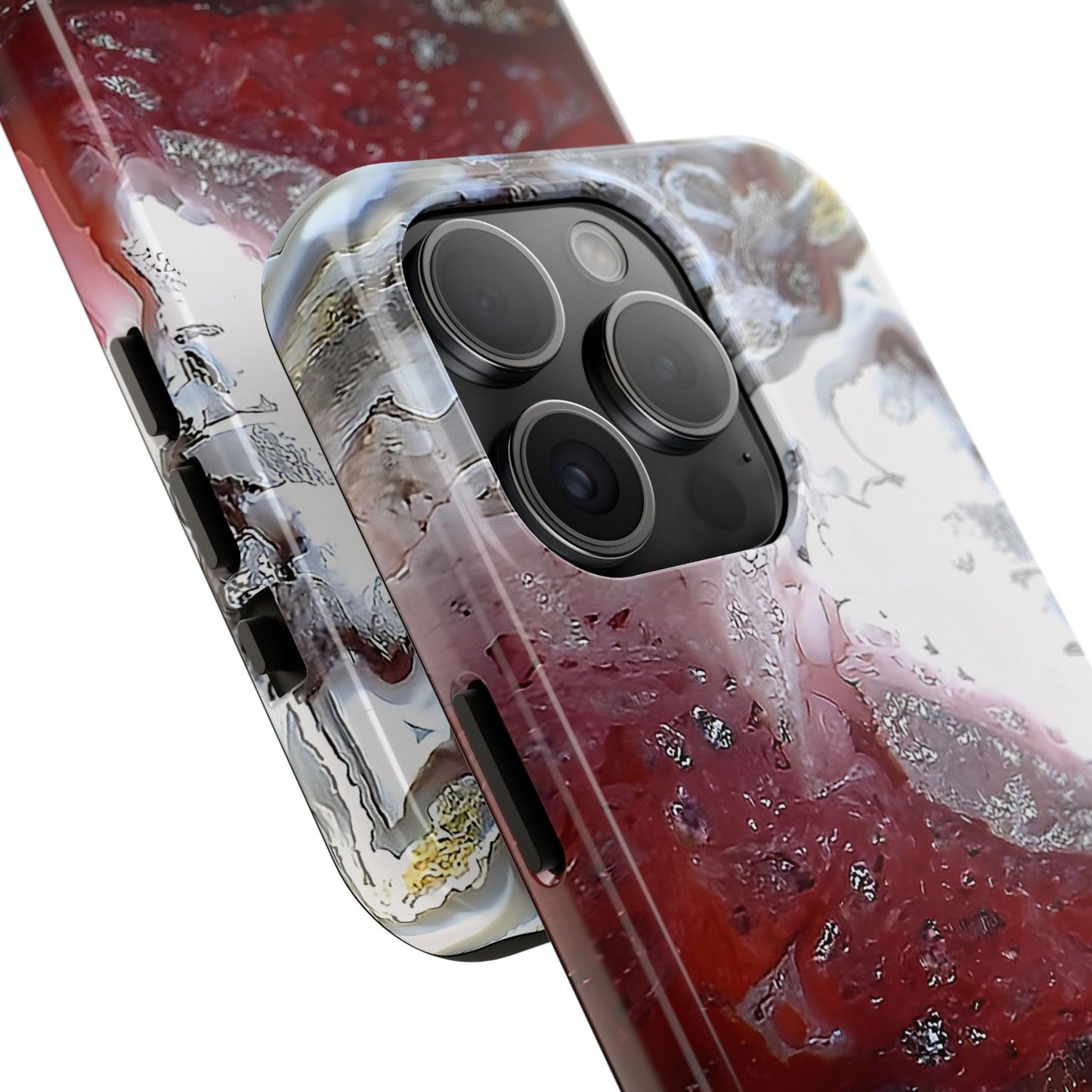 Laguna Lace Agate iPhone 15 Tough Phone Case