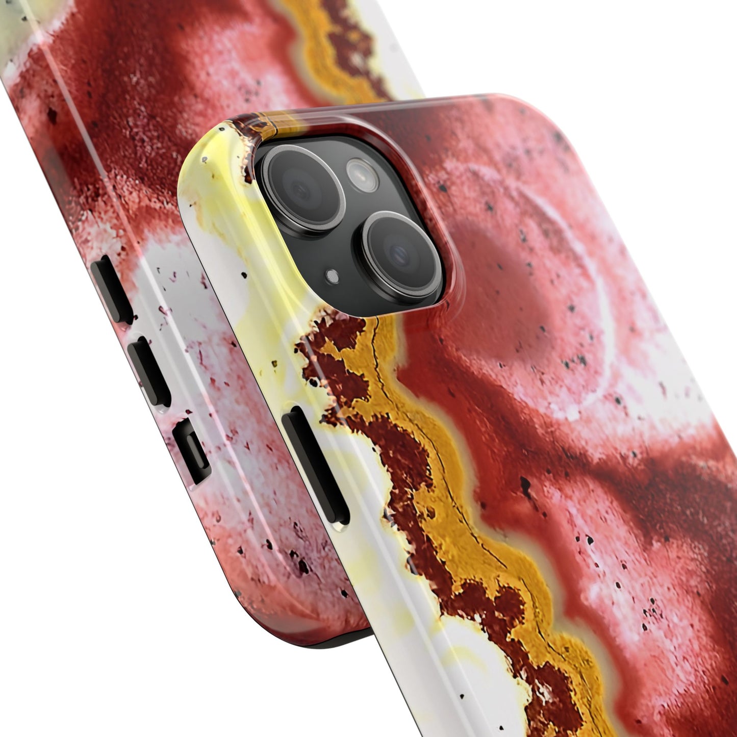 Tiger Iron iPhone 15 Tough Phone Case