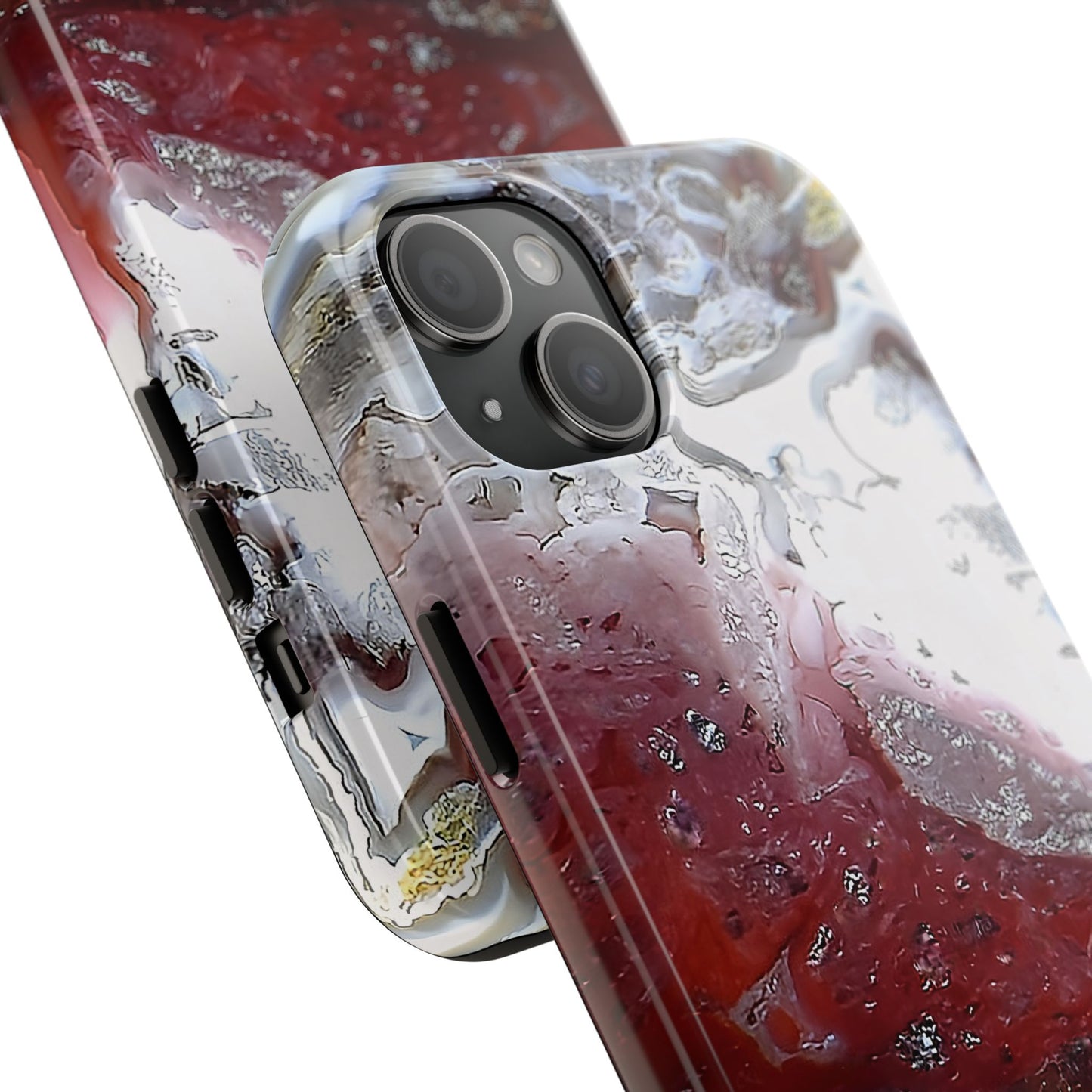 Laguna Lace Agate iPhone 15 Tough Phone Case