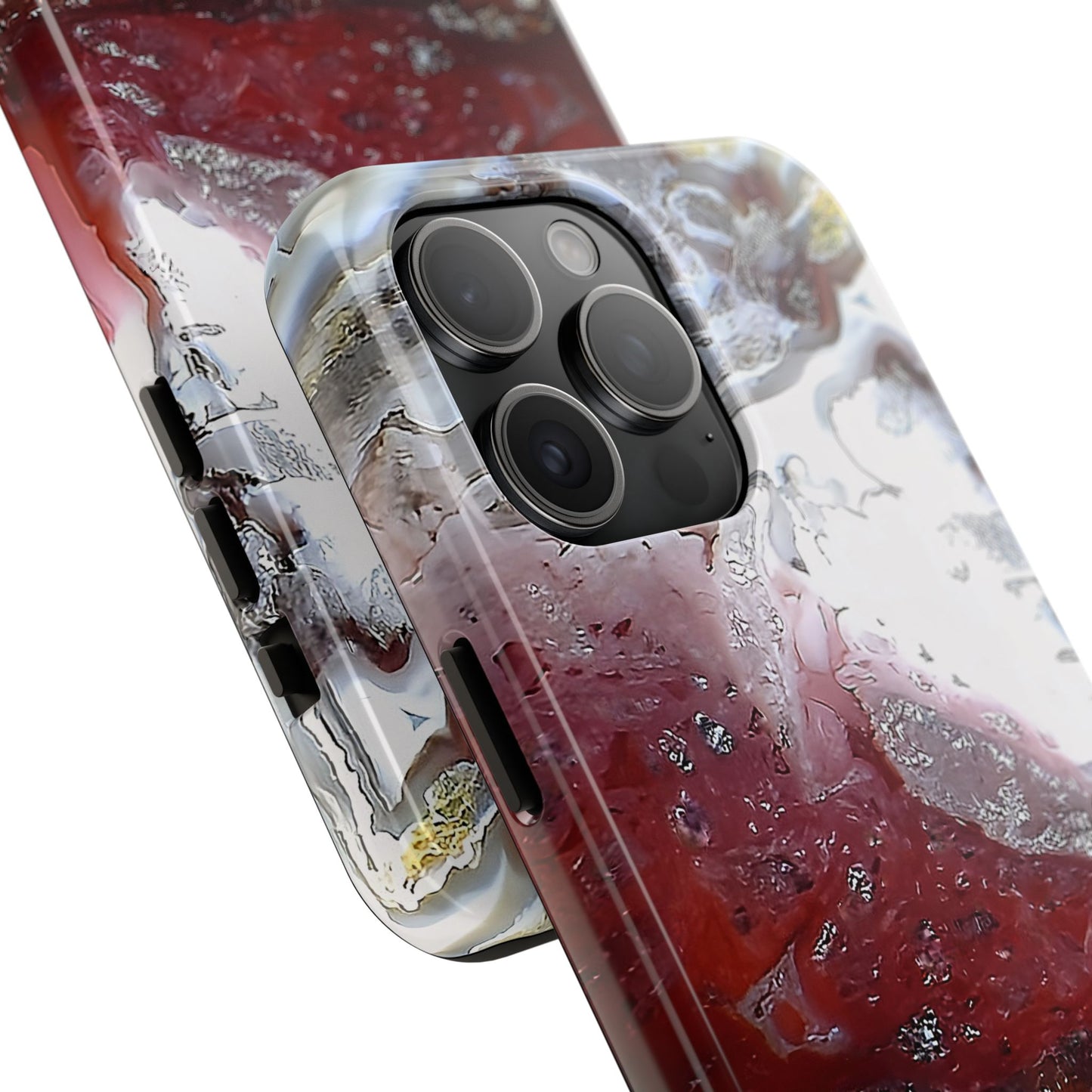 Laguna Lace Agate iPhone 15 Tough Phone Case
