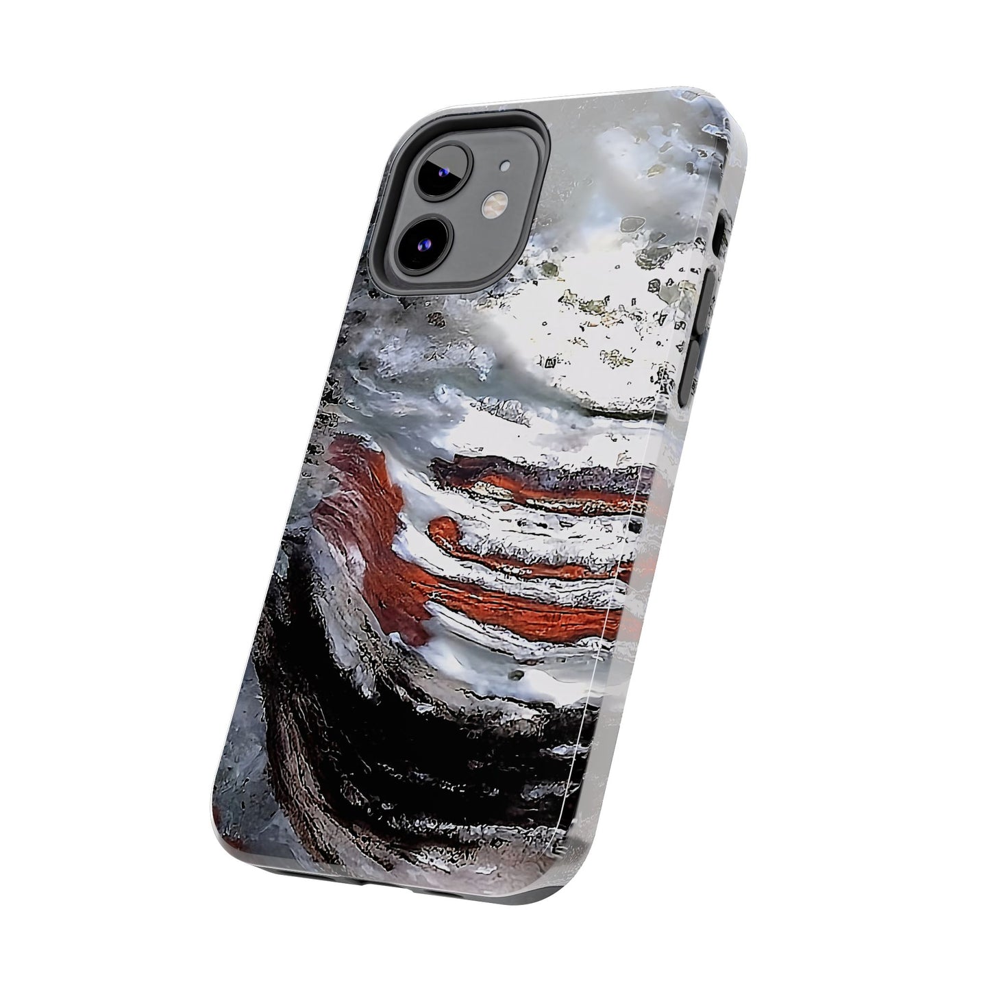 Stromatolite Collenia undosa iPhone 12 Tough Phone Case