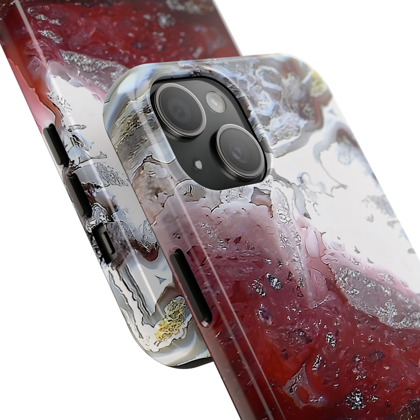 Laguna Lace Agate iPhone 15 Tough Phone Case