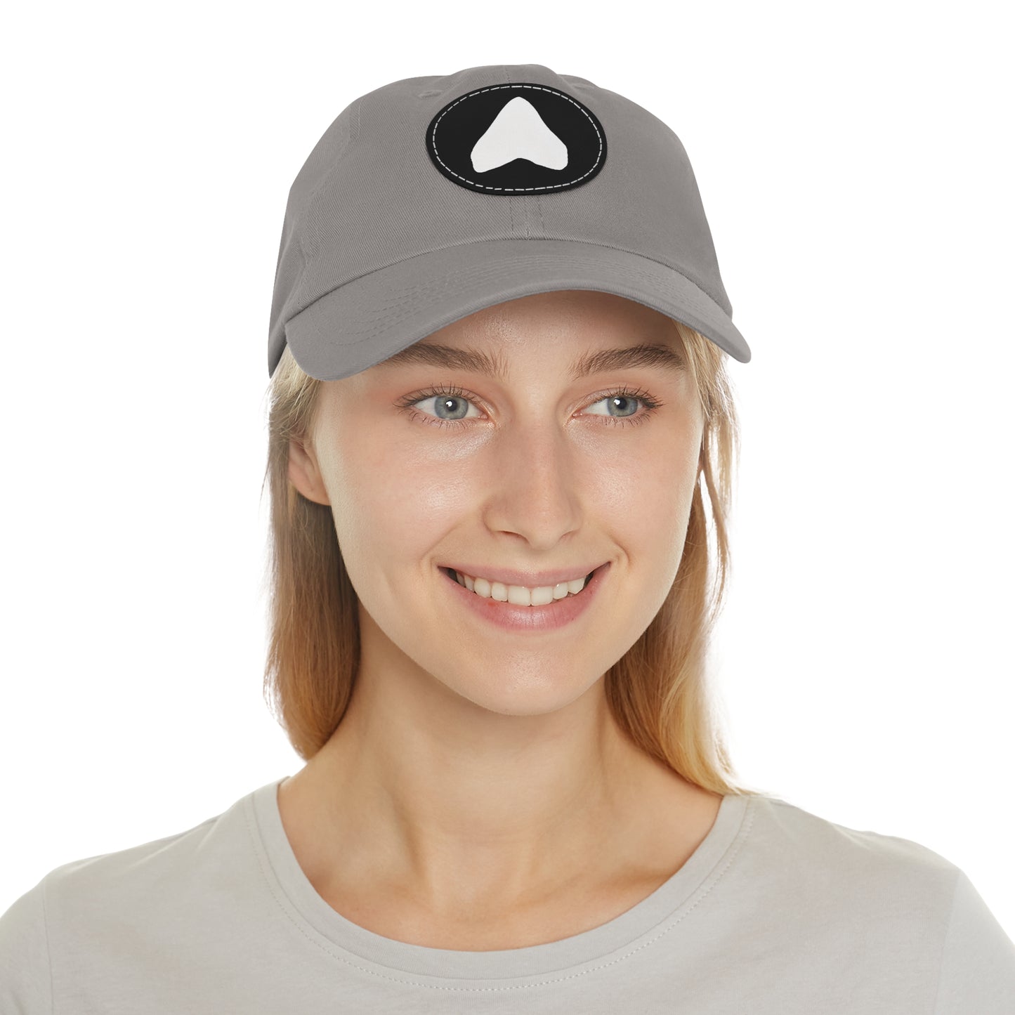 Megalodon Shark Tooth Hat\Cap with Leather Patch - Multiple Colors